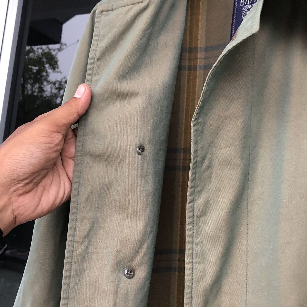 Burberry Vintage 90s Burberrys Prorsum London England Trench Coat Size US M / EU 48-50 / 2 - 13 Thumbnail