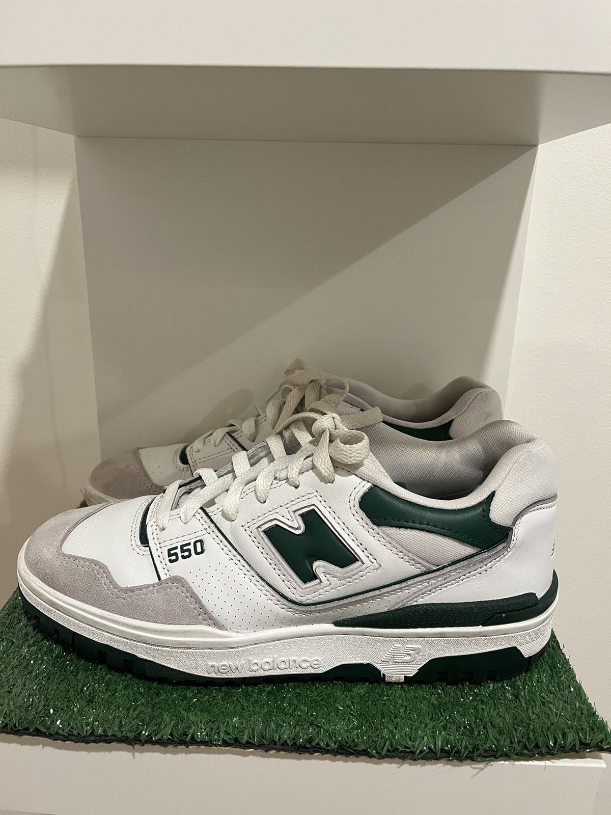New Balance White Green New Balance 550 Size US 8 / EU 41 - 3 Thumbnail