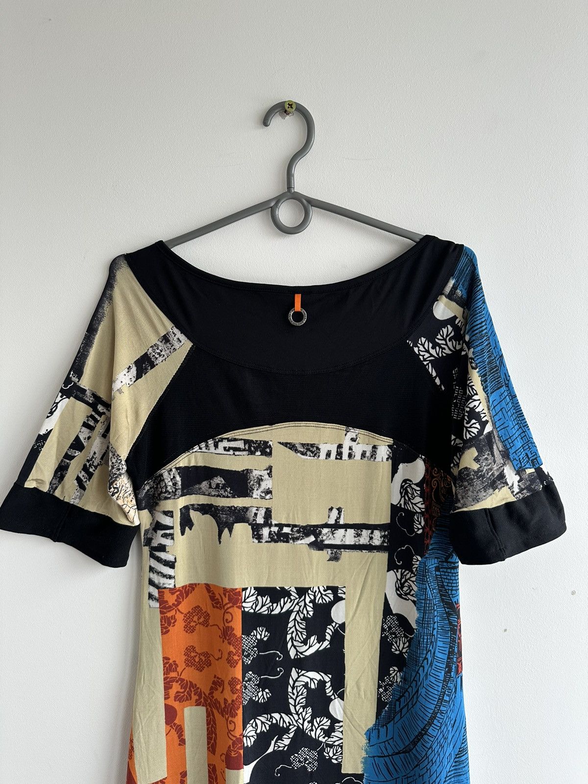 Vintage SAVE THE QUEEN MESH FLORAL DRESS MAXI NYLON ABSTRACT SIZE XL Size XL / US 12-14 / IT 48-50 - 7 Thumbnail