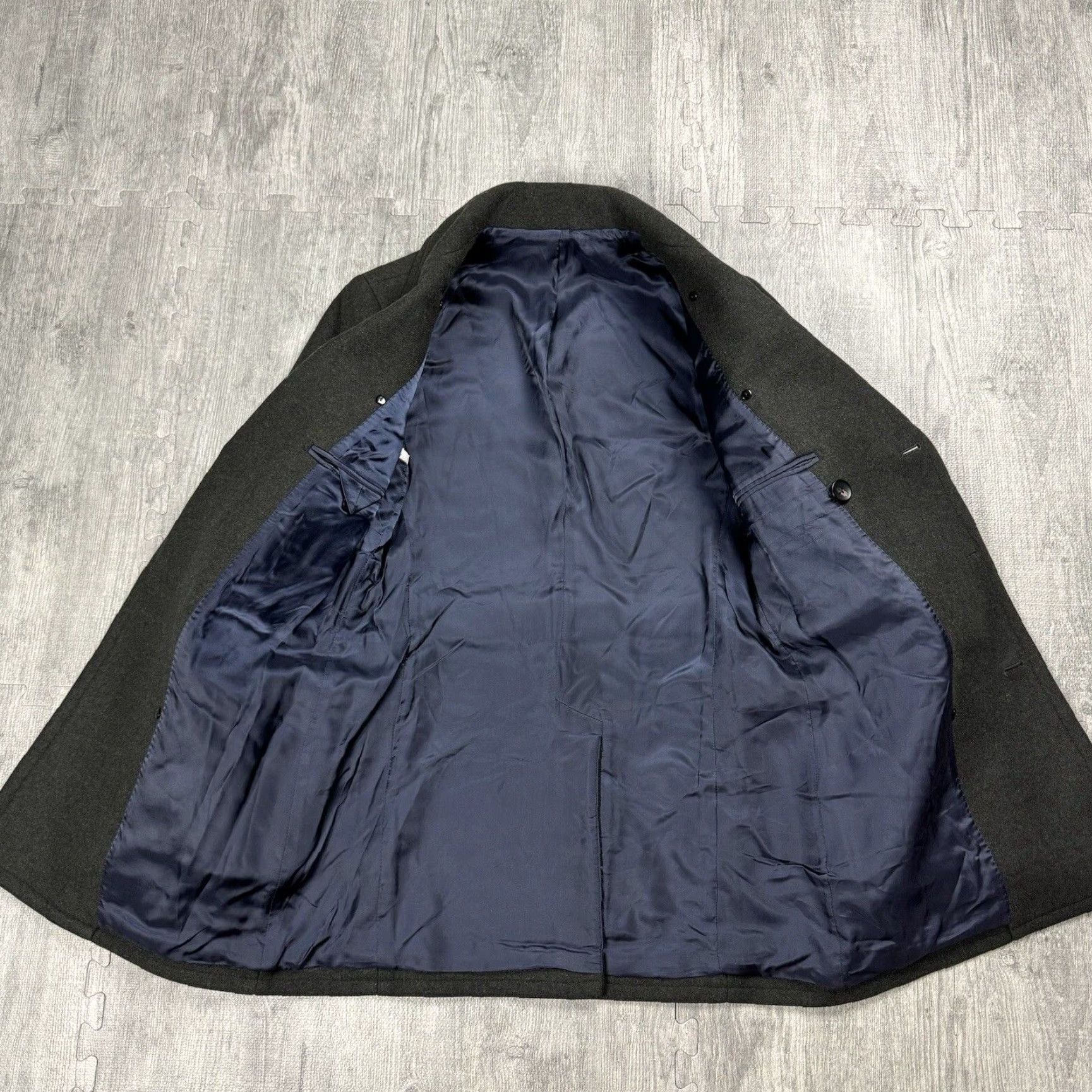 Suitsupply SUITSUPPLY PEACOAT PHOENIX Dark Green Wool Coat US 36 Regular Mens Classic Business Size 36R - 5 Thumbnail