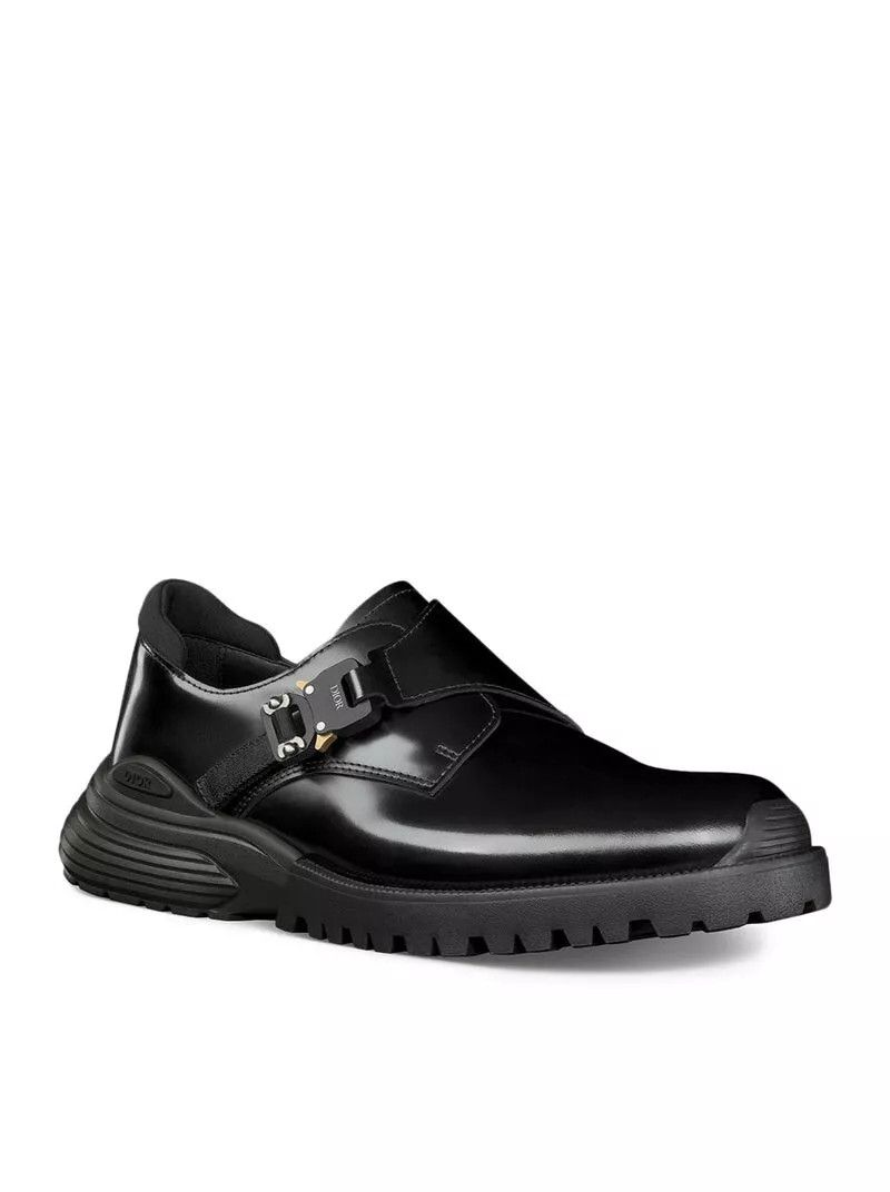 Dior DIOR Black Leather Combat Monk Derby Shoes Auth. New Size US 6 / EU 39 - 2 Thumbnail