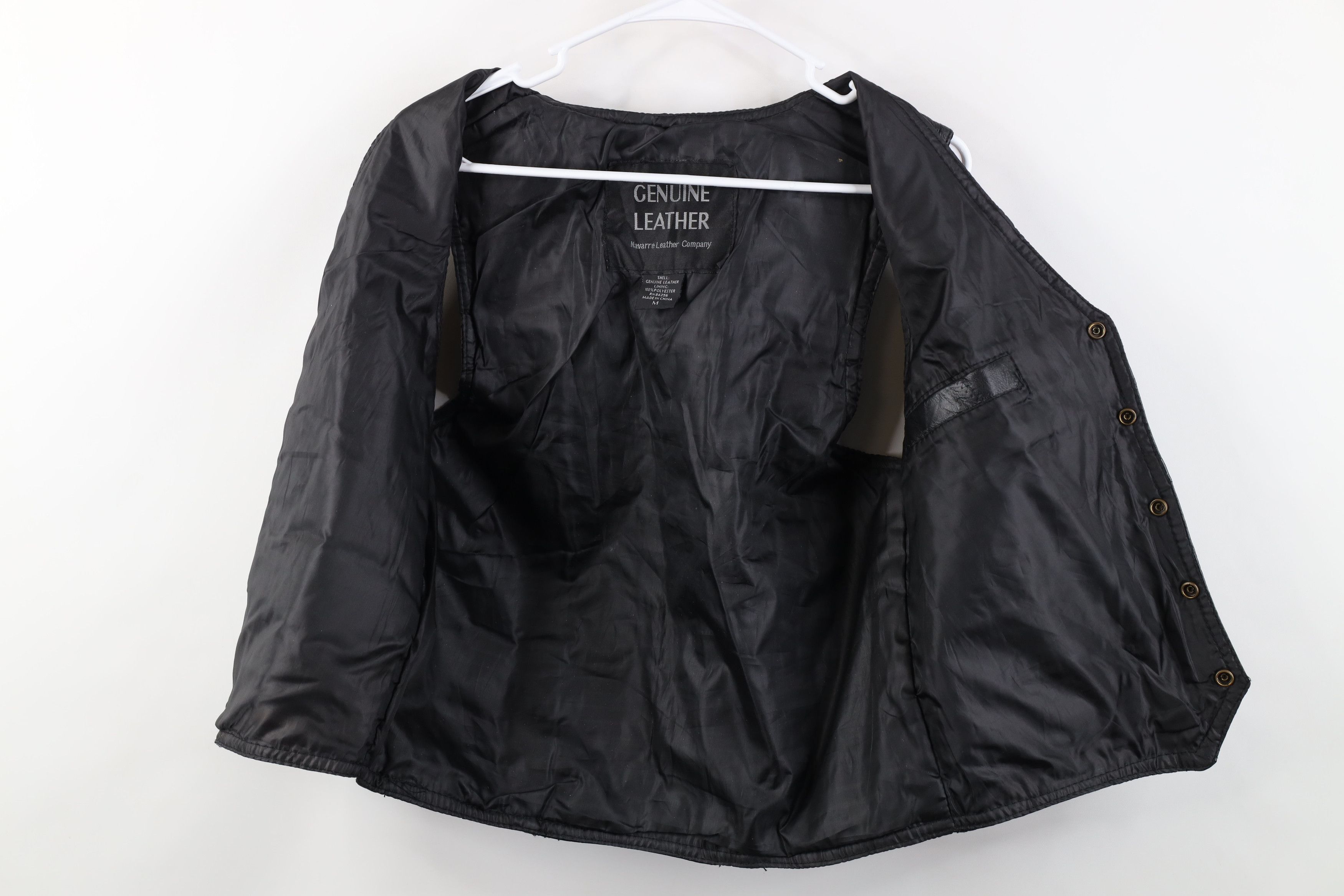 Vintage Vintage 90s Streetwear Patchwork Motorcycle Vest Jacket Size US M / EU 48-50 / 2 - 9 Thumbnail
