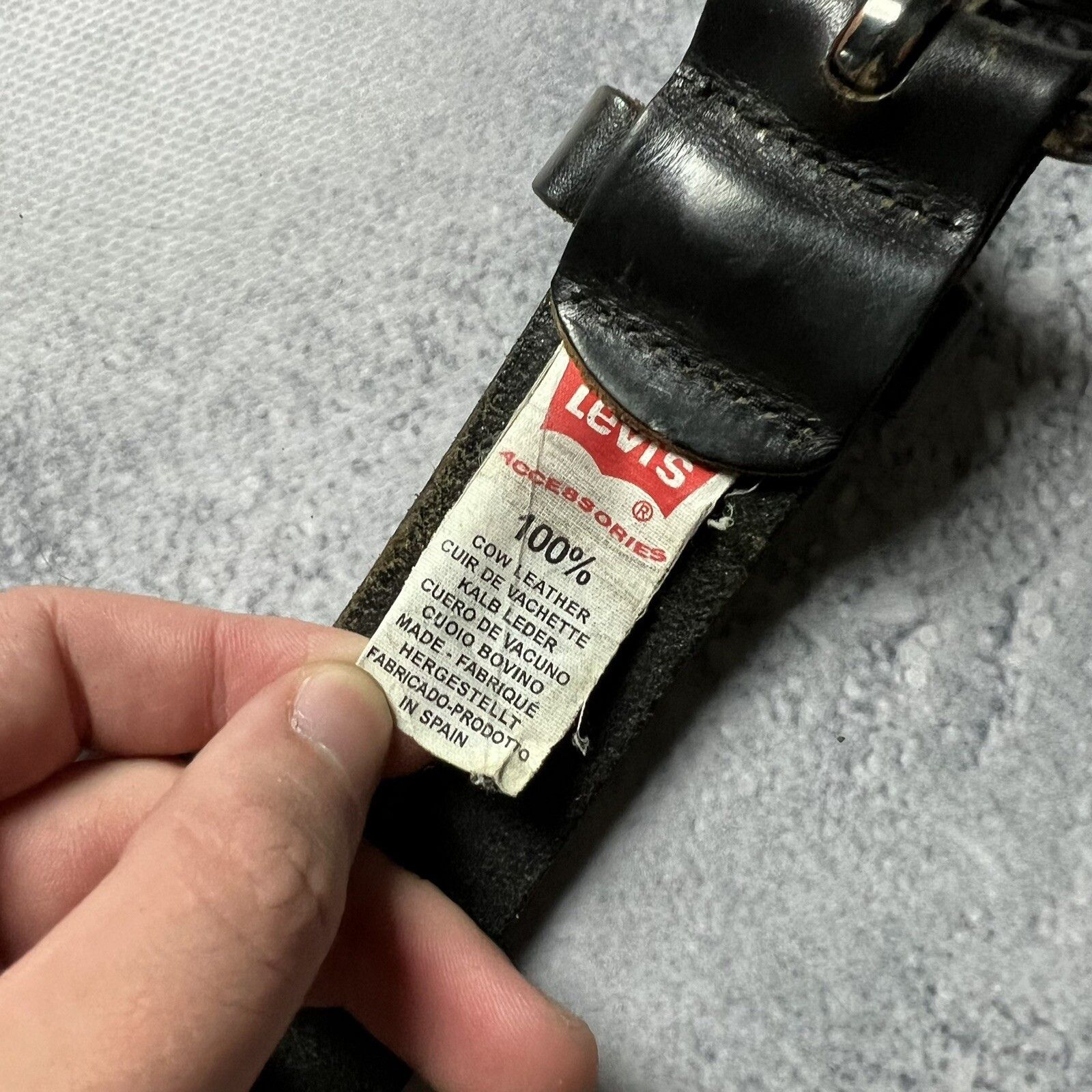 Levi's Levis Leather Belt Men's Black ` Size ONE SIZE - 7 Thumbnail