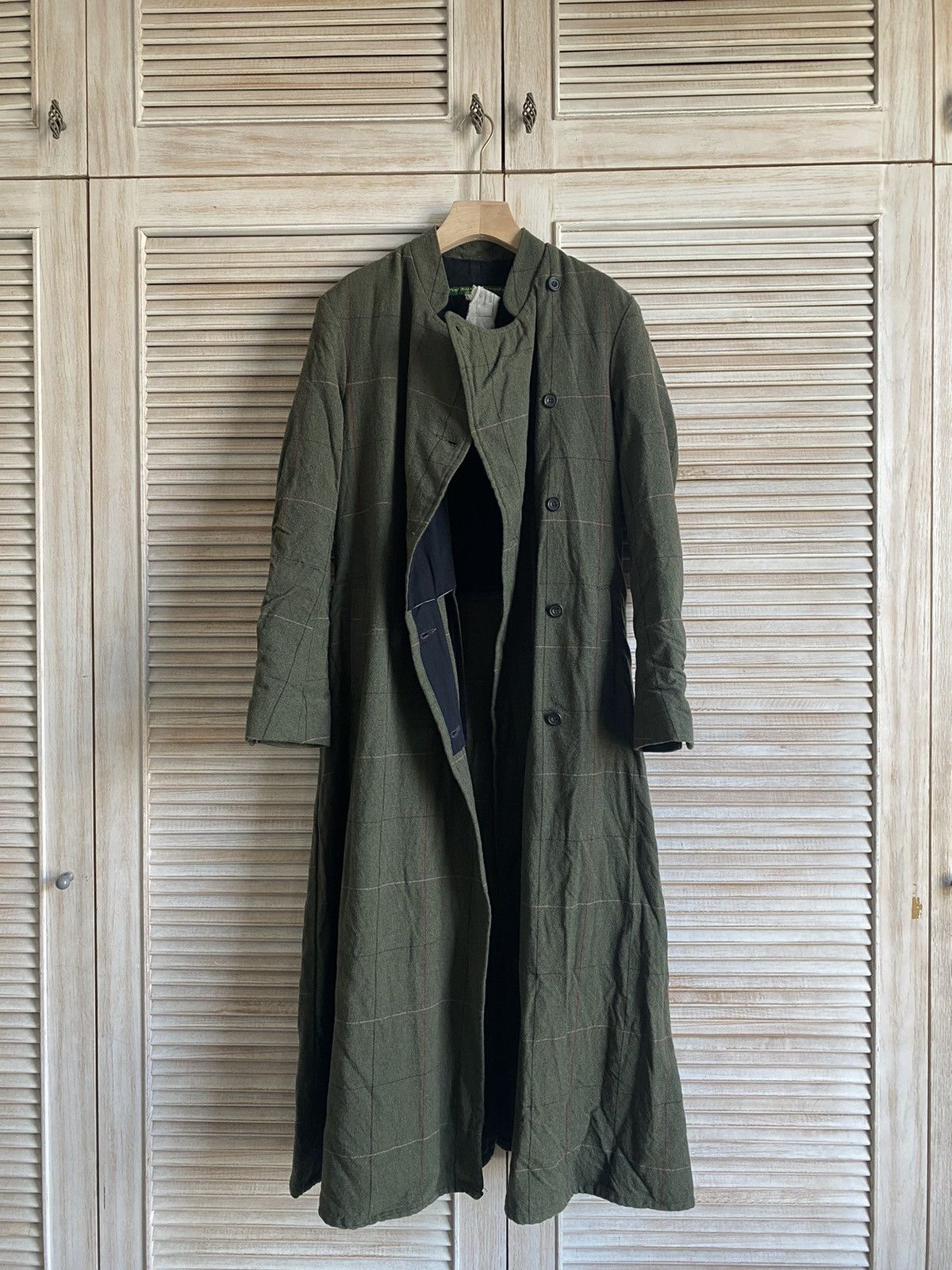 Paul Harnden Shoemakers Paul Harnden Plaid Priest Long Coat Size US S / EU 44-46 / 1 - 2 Thumbnail