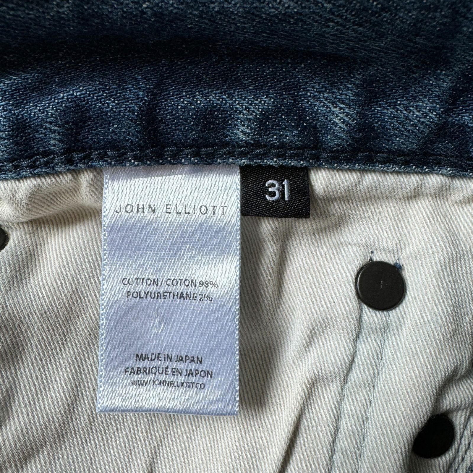 John Elliott John Elliot Skinny Jeans Medium Wash Size US 31 - 4 Thumbnail
