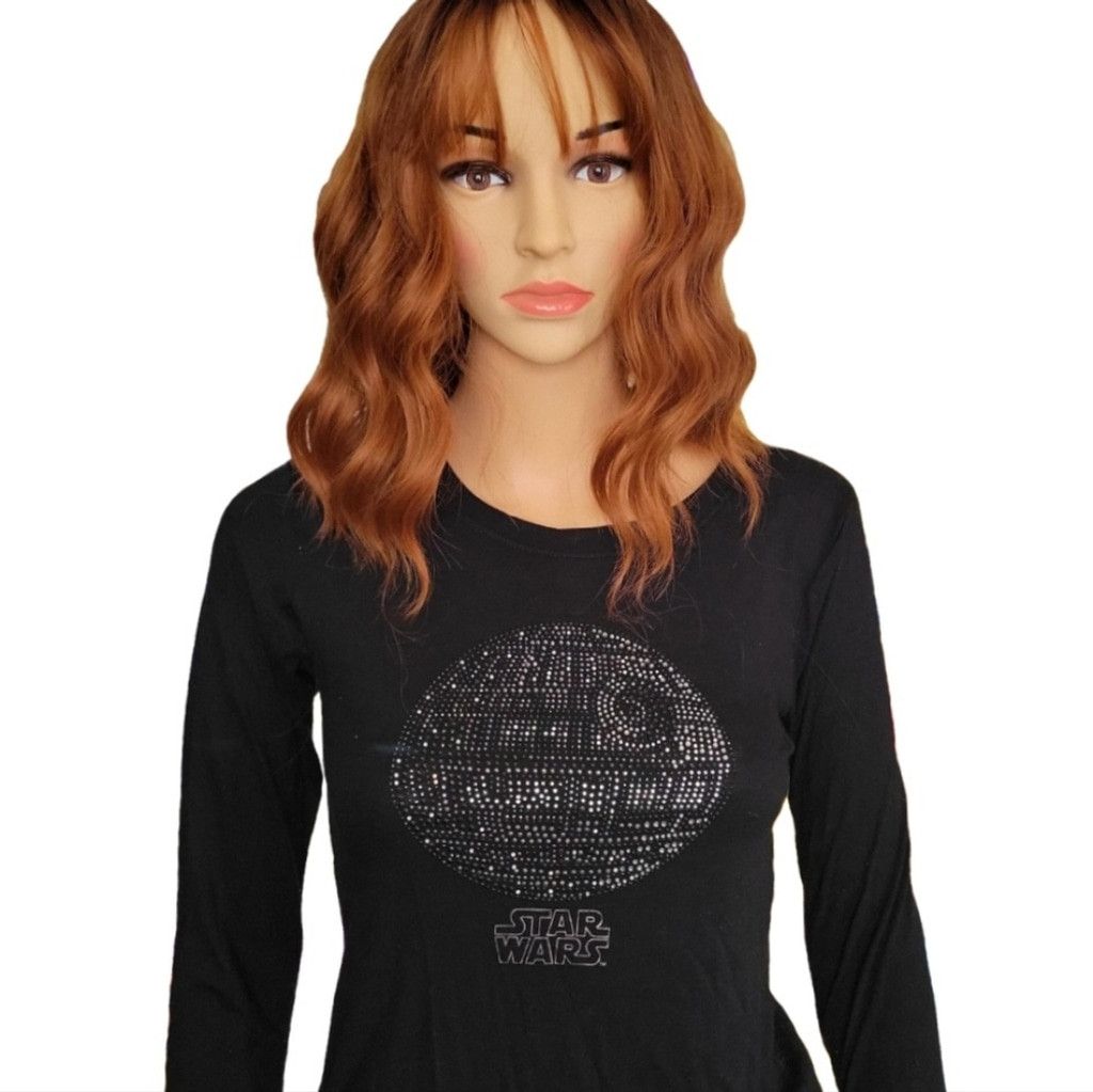 Star Wars Vintage long sleeve Star Wars Death Star shirt size XS Size XS / US 0-2 / IT 36-38 - 1 Thumbnail