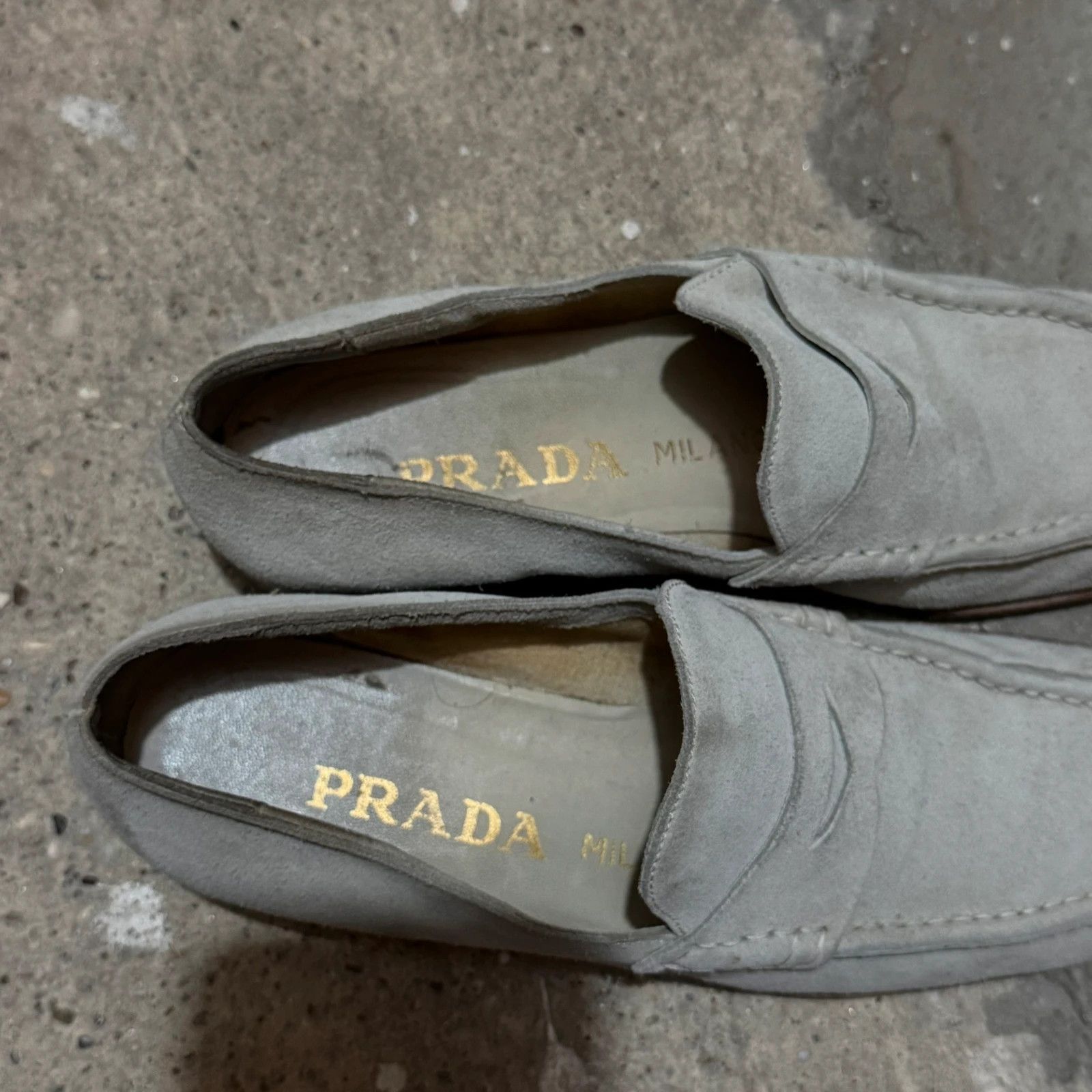Prada Prada suede loafers Size US 8.5 / IT 38.5 - 4 Thumbnail