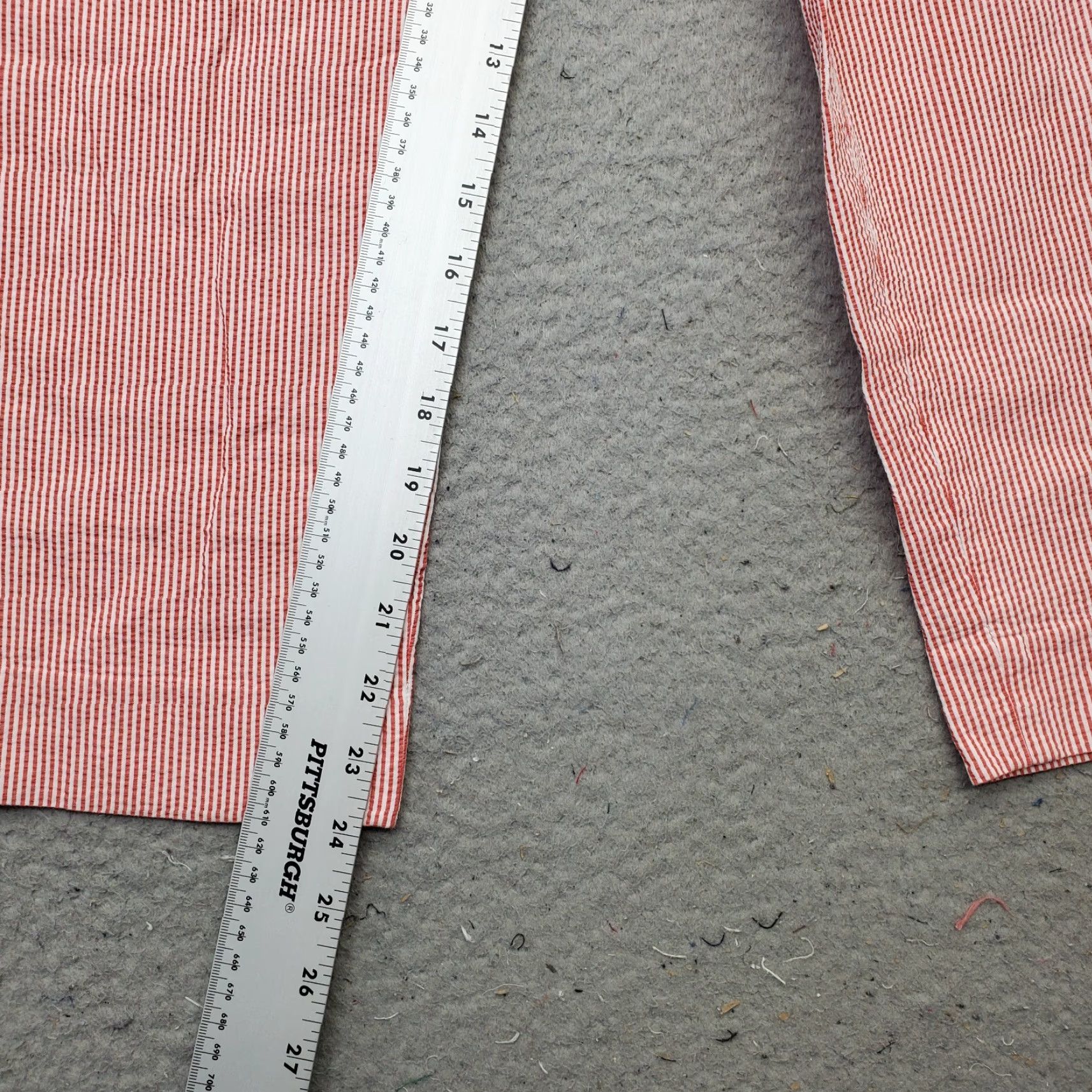 Talbots Talbots Womens Size 14 Cropped Pants Multicolor Striped Seersucker Flat Front Casual Size 36" / US 14 / IT 50 - 4 Thumbnail