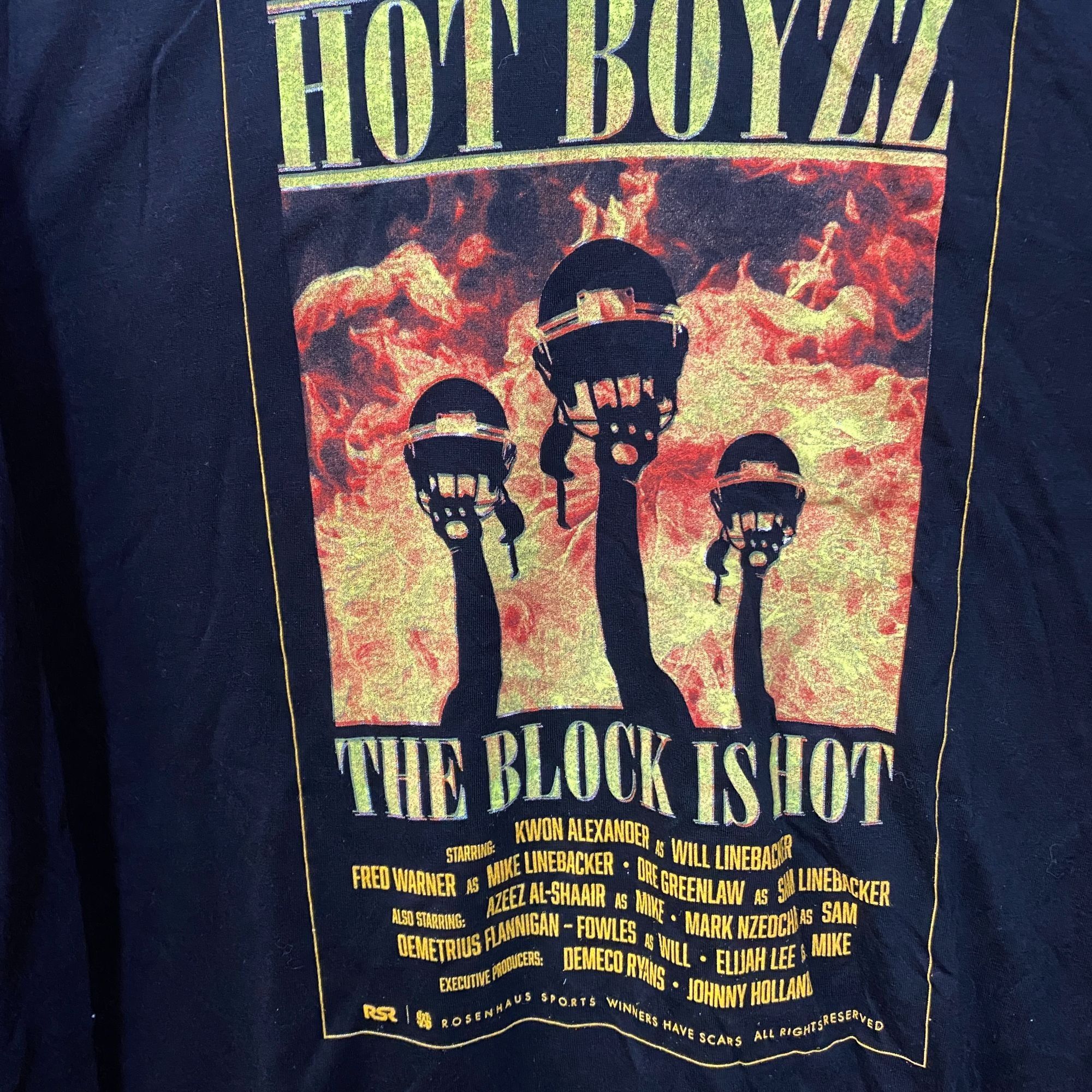 Rap Tees Hot Boyzz 49ers The Block is Hot Long Sleeve T-Shirt XL Size US XL / EU 56 / 4 - 2 Thumbnail