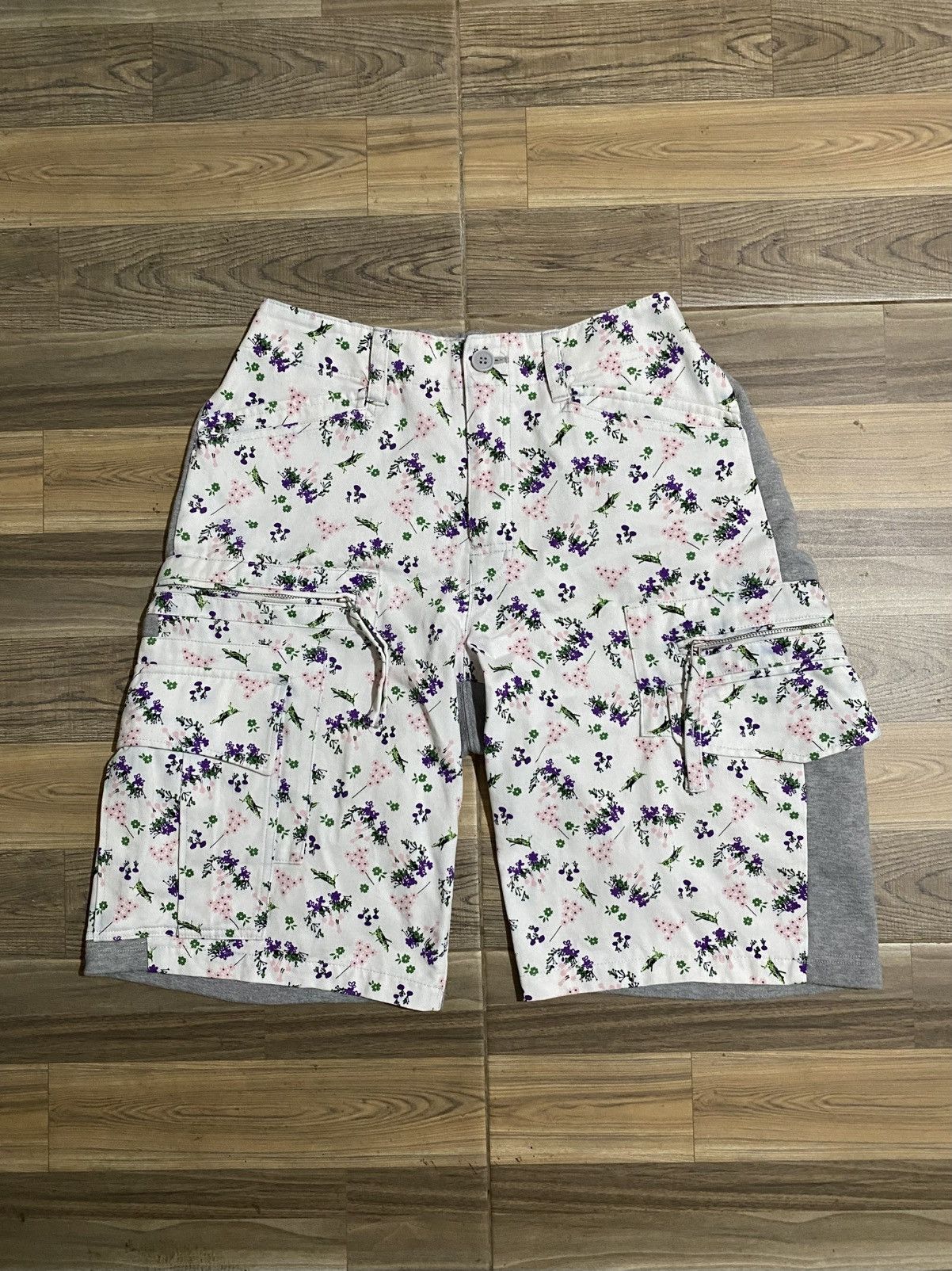 Japanese Brand × gomme GOMME SHORT CARGO PANTS Size 29" - 1 Thumbnail
