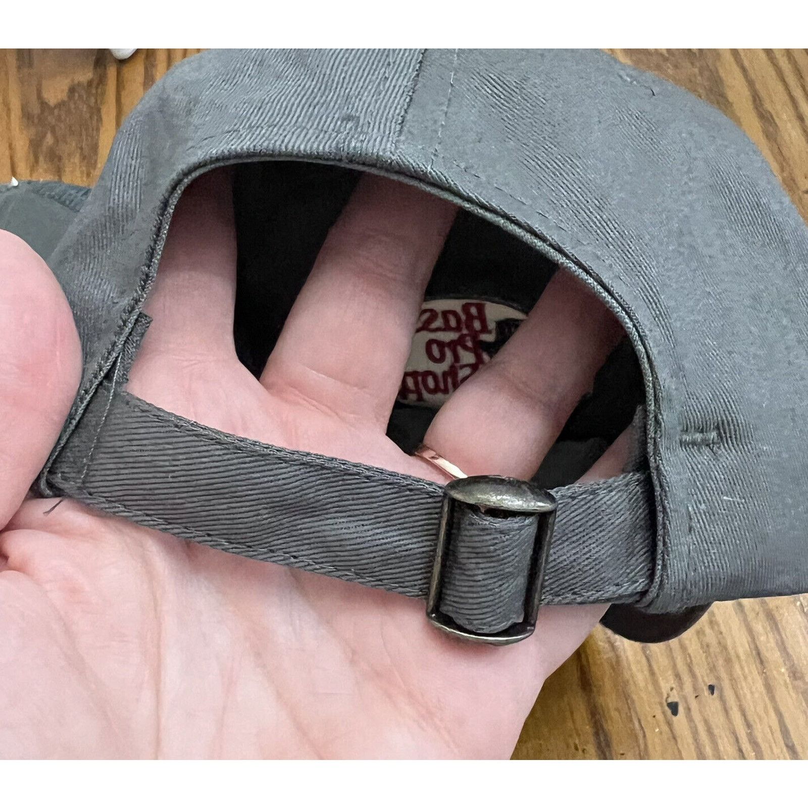 Bass Pro Shops Bass Pro Shops Gray Adjustable Snapback Dad Hat Size ONE SIZE - 2 Thumbnail