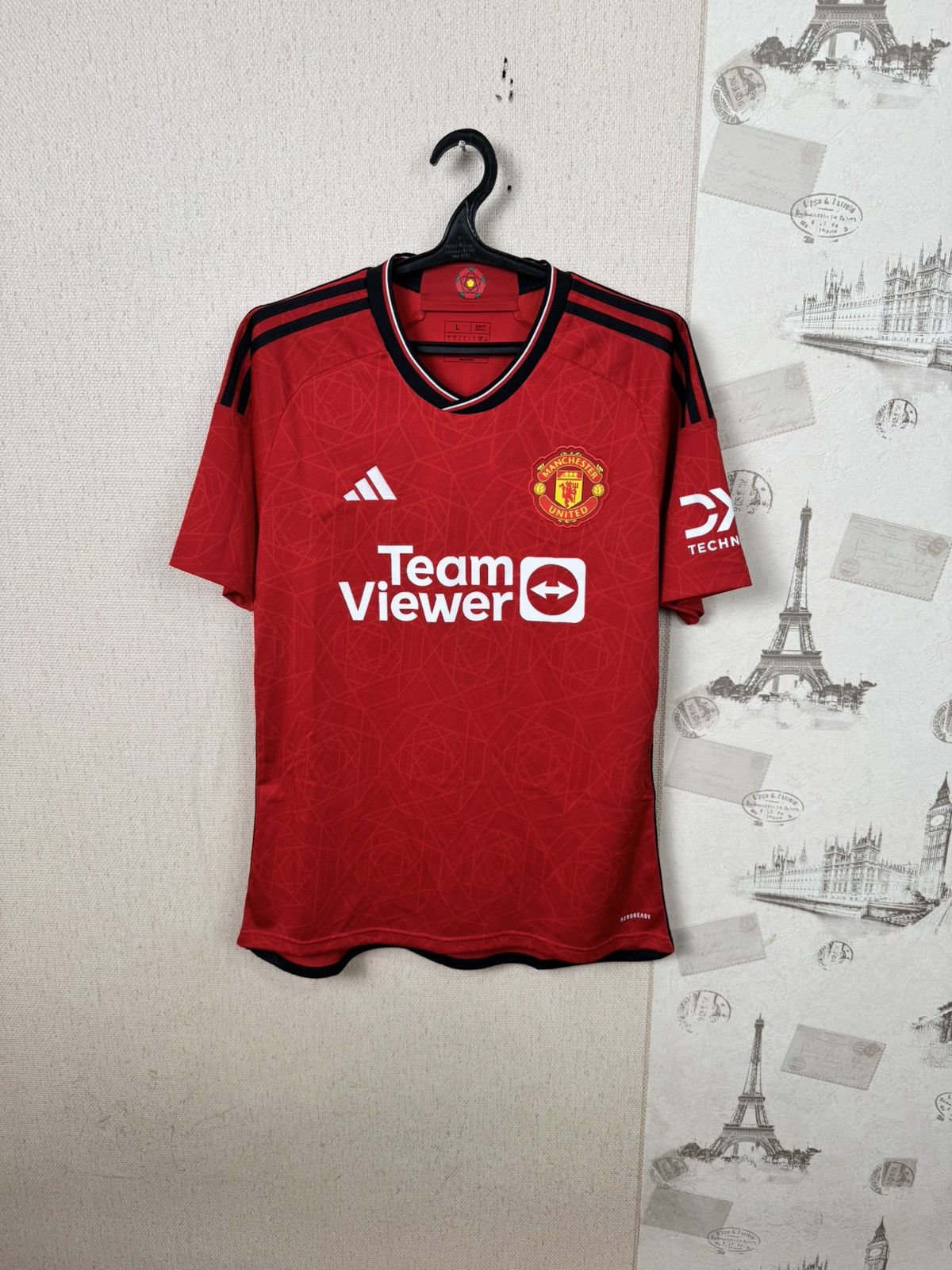 Adidas Adidas Manchester United Jersey L Home #7 Wegner Football Size US L / EU 52-54 / 3 - 1 Thumbnail