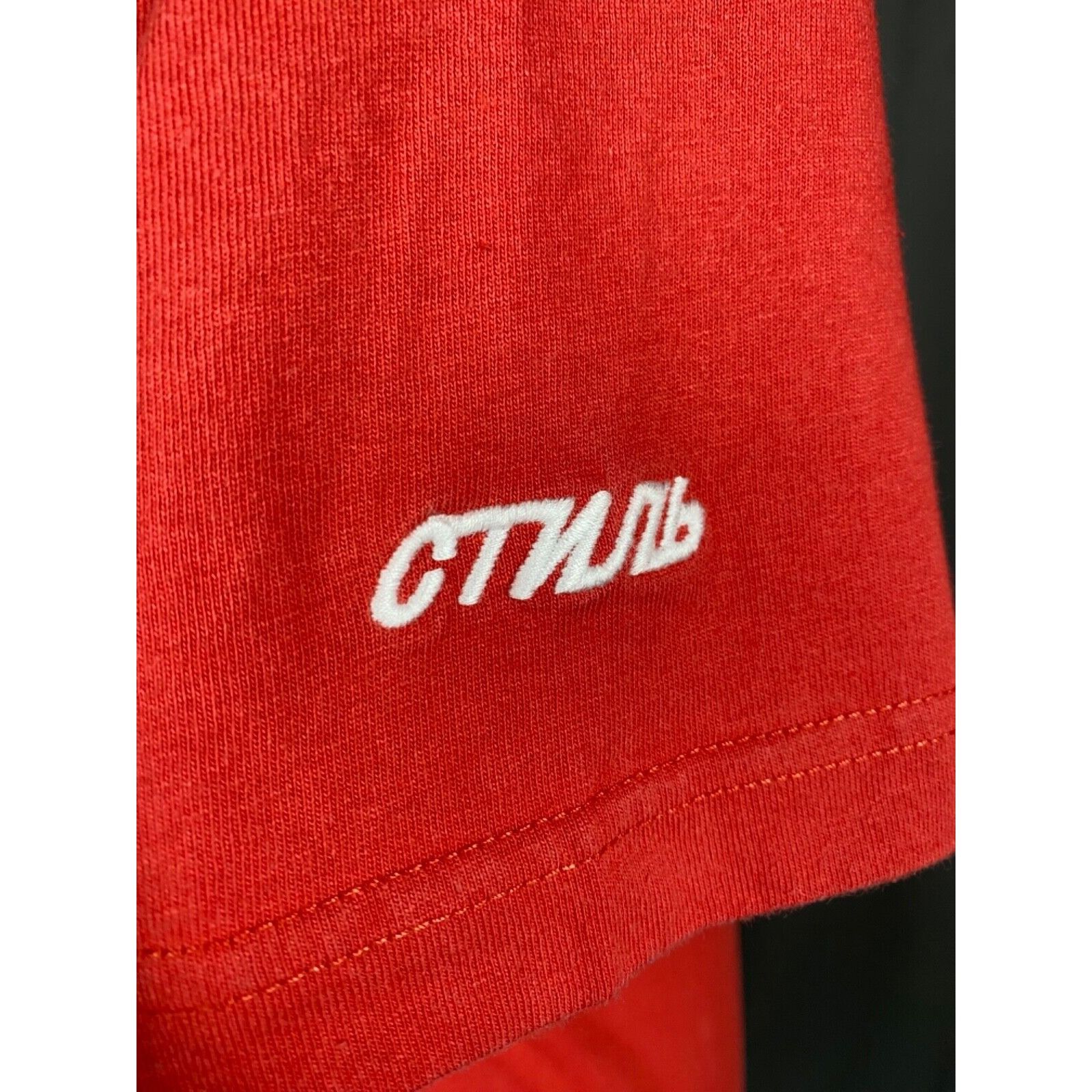 Heron Preston Heron Preston Big Logo Men's Red T-Shirt Size S Size US S / EU 44-46 / 1 - 11 Thumbnail