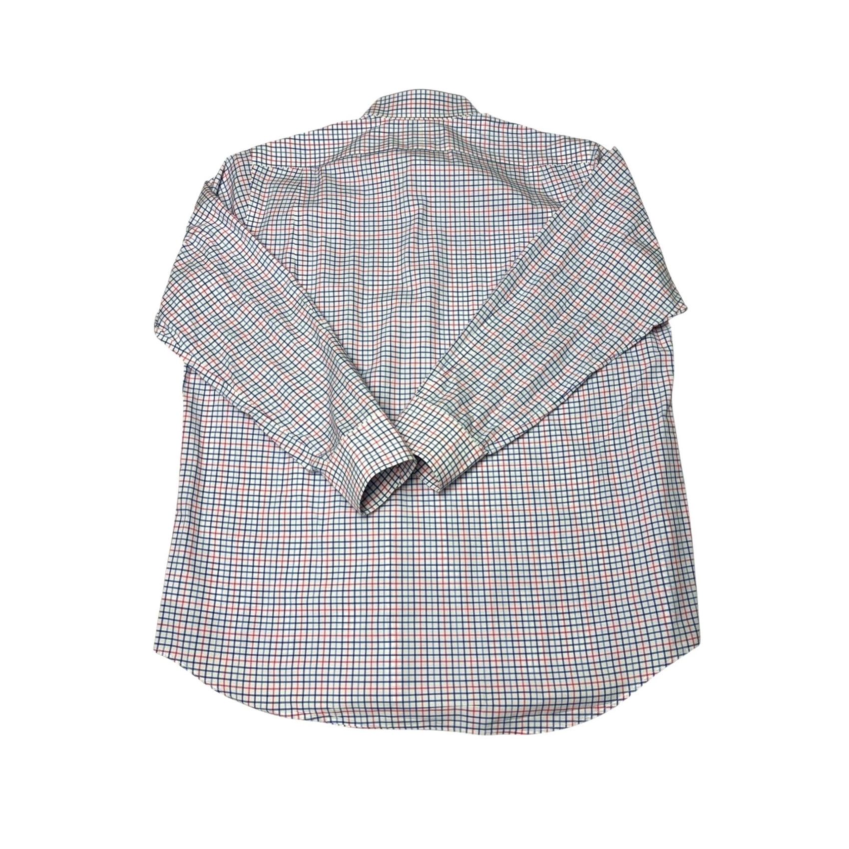 Polo Ralph Lauren Ralph Lauren Mens Button-Down Plaid Shirt Long Sleeve Classic Fit Size L White Size US L / EU 52-54 / 3 - 5 Thumbnail