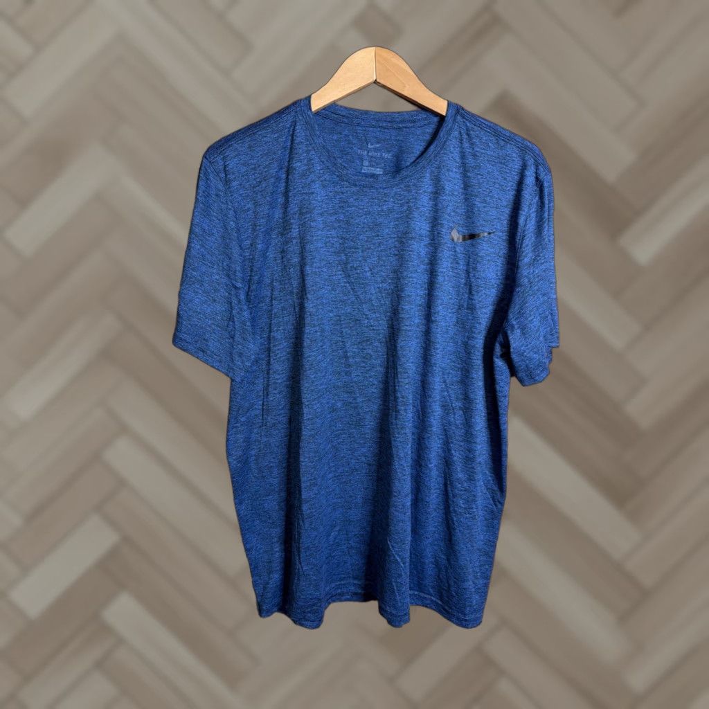 Nike Nike Dri-Fit Tee CZ9736 Seasonal Legend Fitness Shirt Heather Blue Men XL Size US XL / EU 56 / 4 - 1 Thumbnail