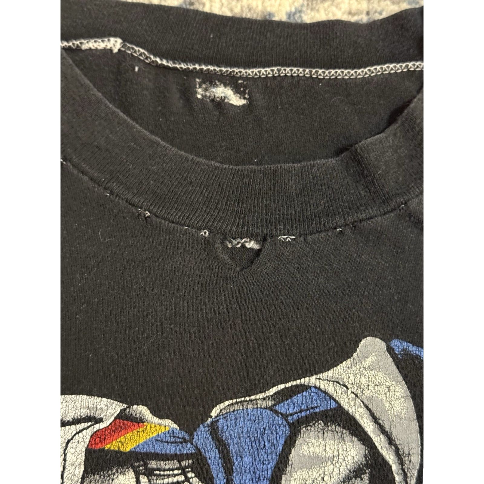 Walls VINTAGE AC/DC Fly On the Wall T-Shirt Rock 80s Men L Black 1980s 1985 Band Rock Shirt Size US L / EU 52-54 / 3 - 6 Thumbnail