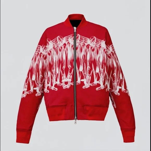 Other Shalaj Illusion Reversible Black Skeleton Bomber Jacket Size US L / EU 52-54 / 3 - 9 Thumbnail