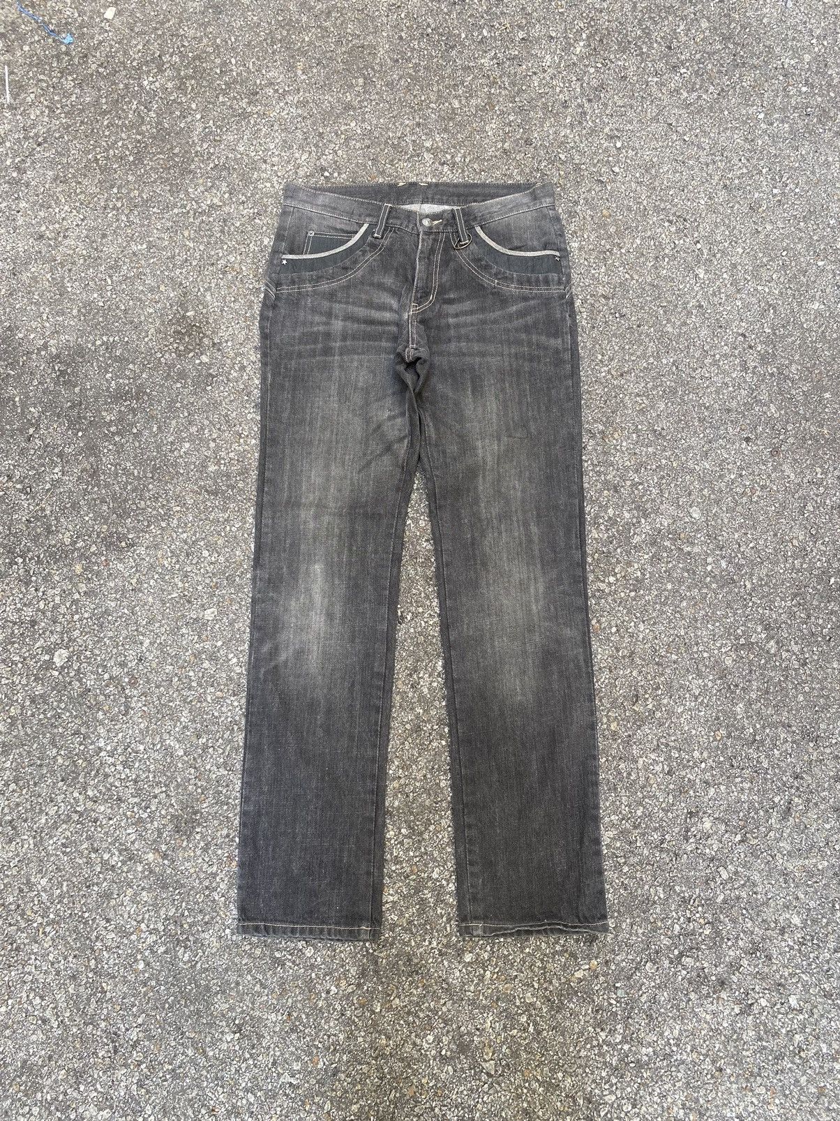PPFM Denim Faded Black Jeans