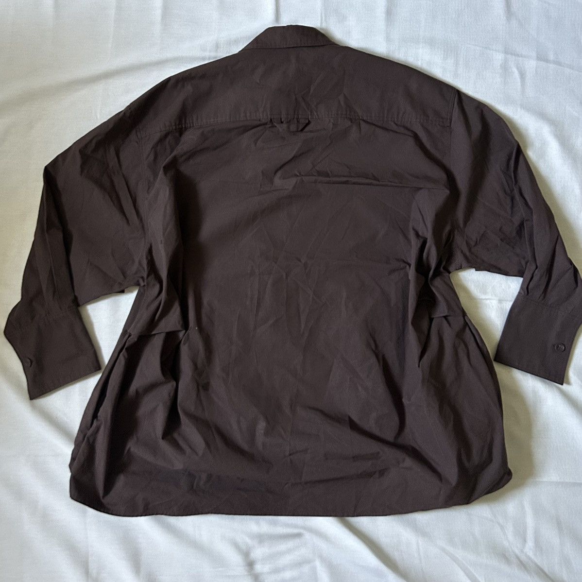 Jacquemus Jacquemus Le Papier Brown Bubble Hem Zip Jacket Size 40 Size M / US 6-8 / IT 42-44 - 2 Thumbnail