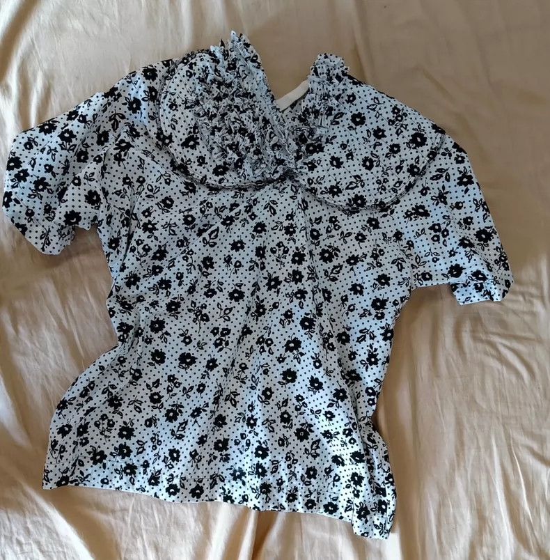 Comme des Garcons Comme Des Garcons Short sleeve shirt with petal collar dec Size M / US 6-8 / IT 42-44 - 2 Thumbnail
