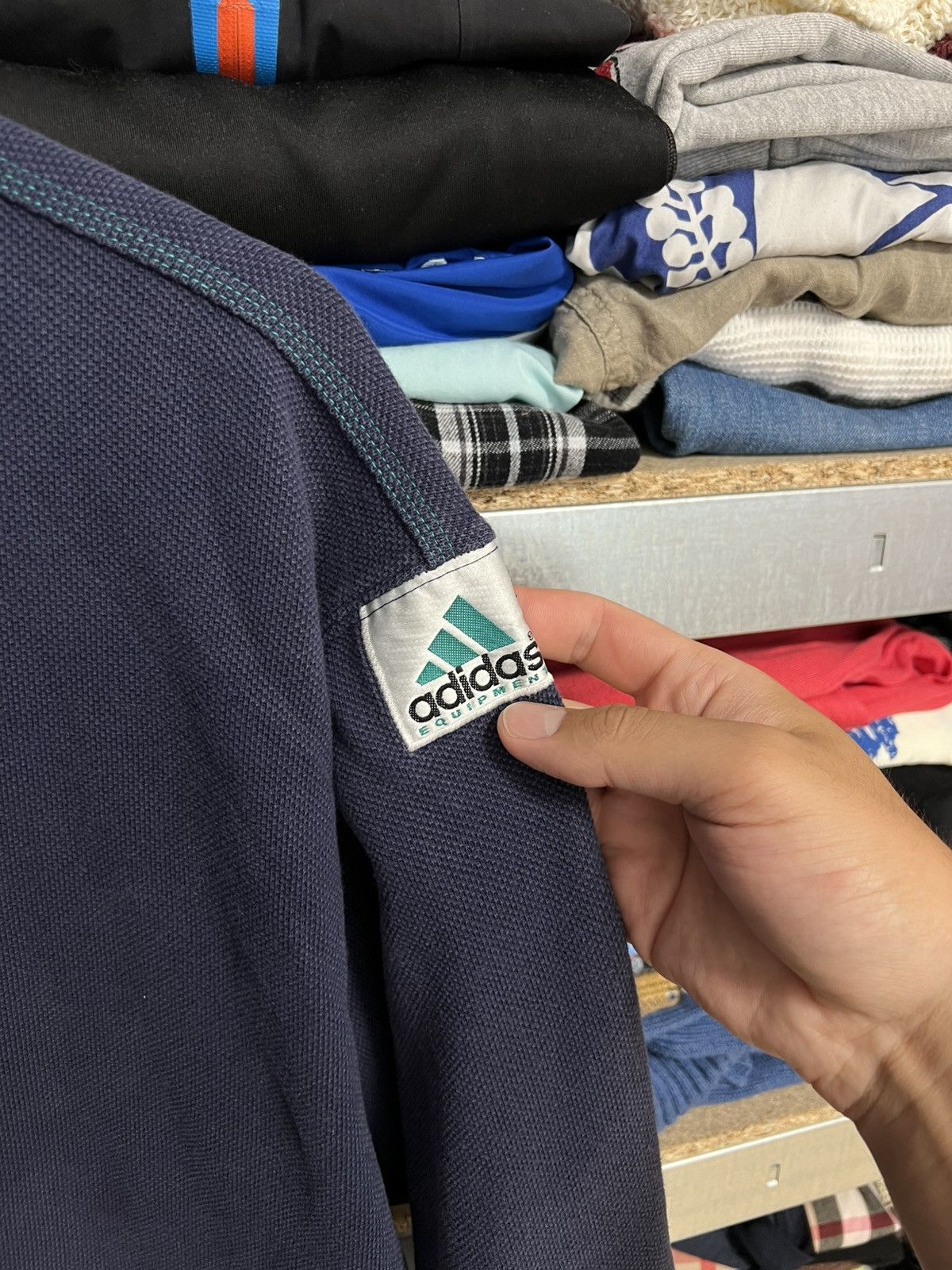 Adidas Vintage Adidas Equipment Logo Sweatshirt Oversized 90s Sz M Size US M / EU 48-50 / 2 - 4 Thumbnail