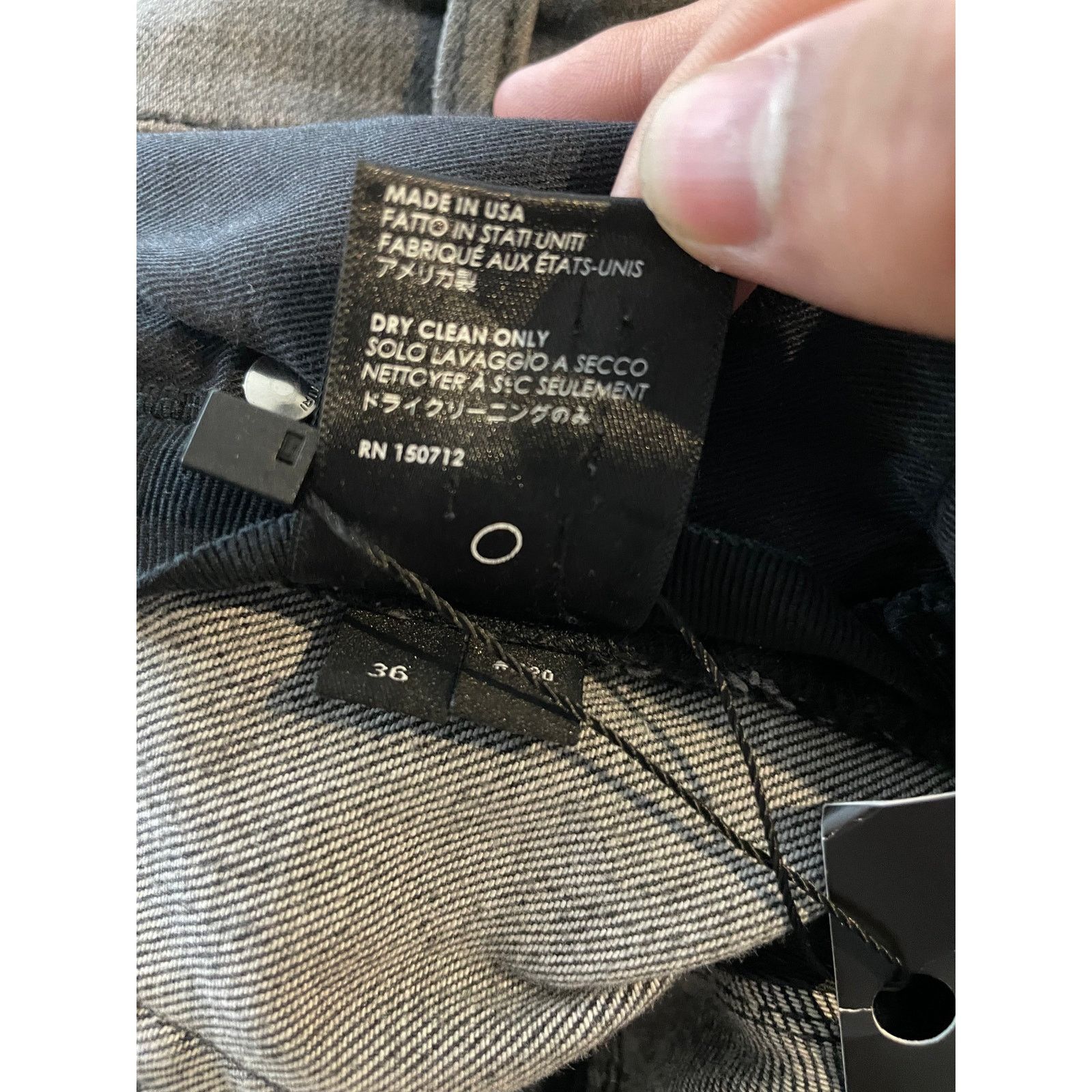 Amiri Amiri MX2 Grey Black Patch Used 36 Size US 36 / EU 52 - 8 Thumbnail