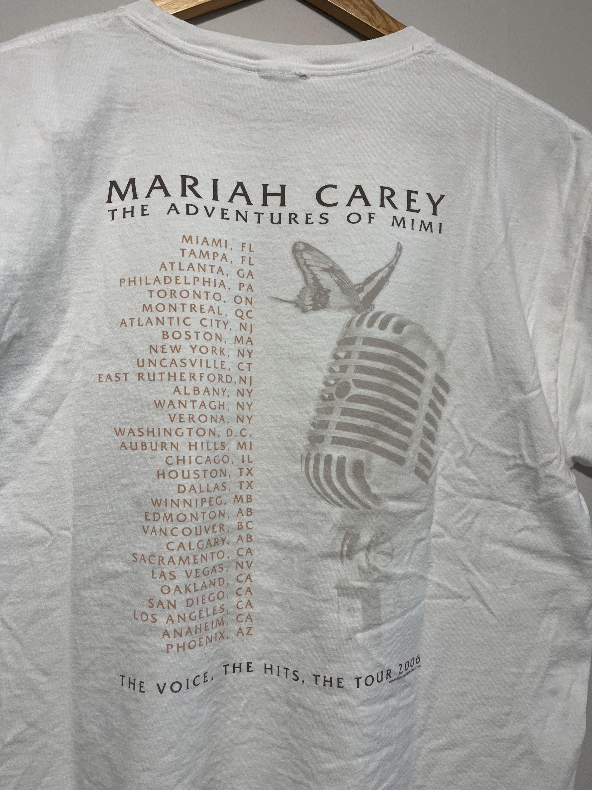 Vintage Vintage Mariah Carey Adventure of Mimi 2006 Tour T-shirt Size US L / EU 52-54 / 3 - 6 Thumbnail