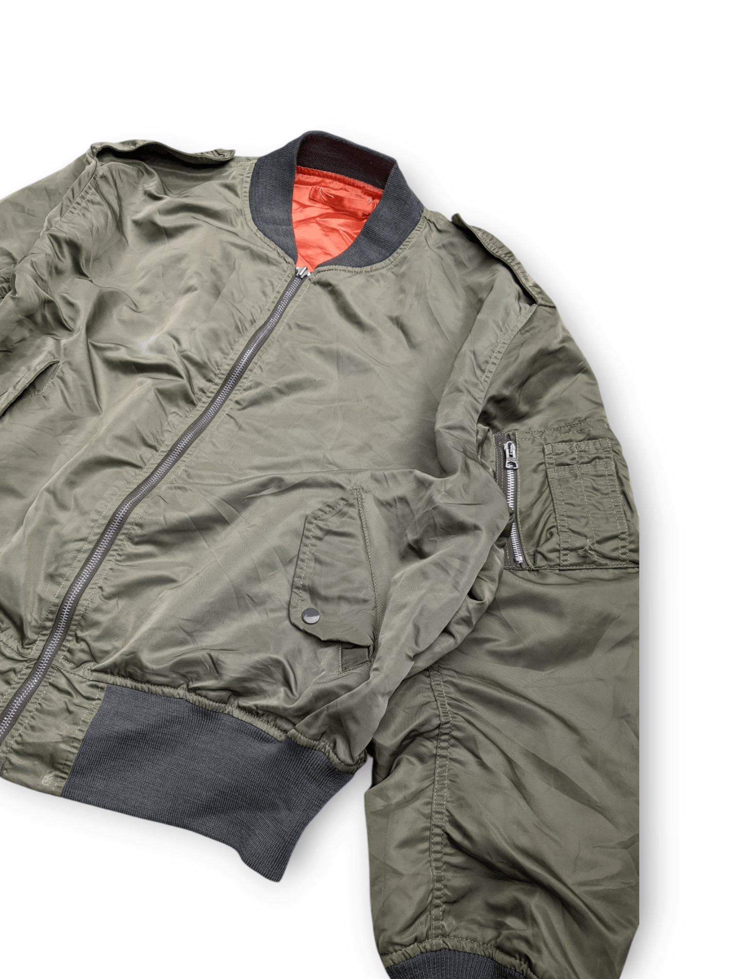 Alpha Industries Alpha Industries MA-1 Bomber Jacket Olive Green Size US XL / EU 56 / 4 - 2 Thumbnail
