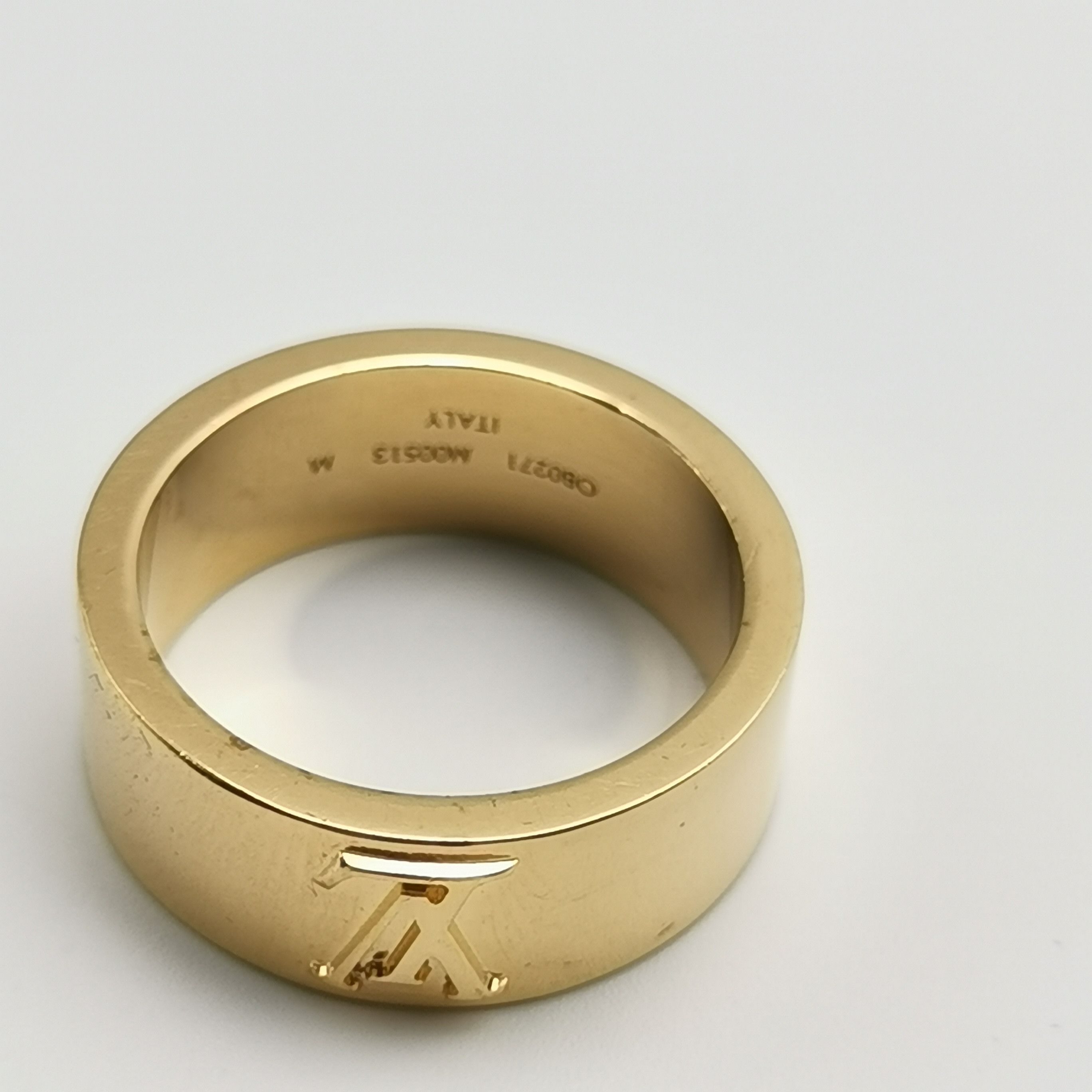 Louis Vuitton Louis Vuitton (LV) LV Instinct Logo Engraved Ring Size 21 - Size ONE SIZE - 6 Thumbnail