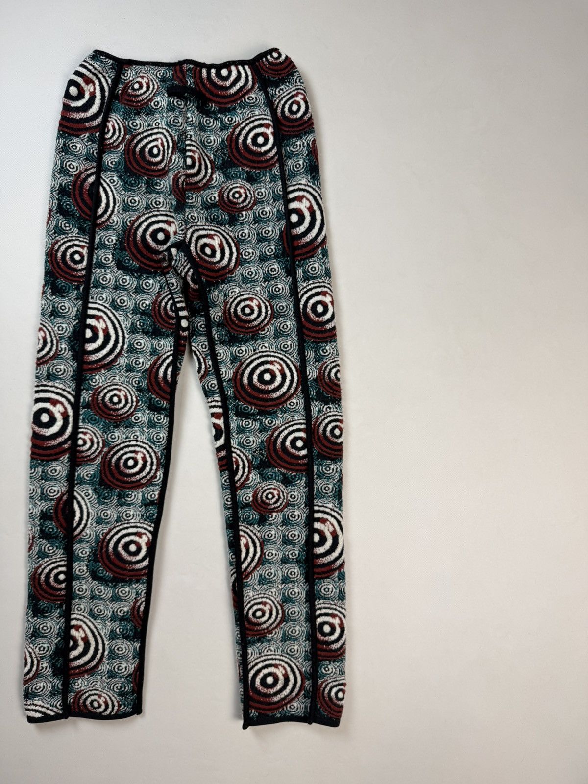 Jean Paul Gaultier Gaultier FW1996 Vintage OP Print Spiral Wool Pants Trousers Size 30" / US 8 / IT 44 - 17 Thumbnail
