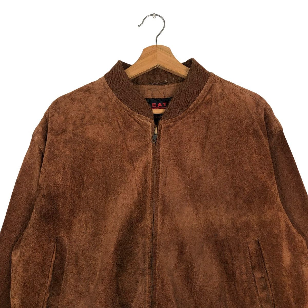 Japanese Brand 🔥VINTAGE GENUINE LEATHER JACKET BEAMS JAPAN ISSEY MIYAKE Size US L / EU 52-54 / 3 - 3 Thumbnail
