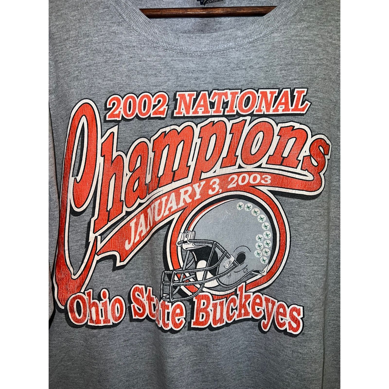 Vintage Vintage Ohio State Buckeyes Shirt 2002 Champions Tee VTG XL Size US XL / EU 56 / 4 - 2 Thumbnail