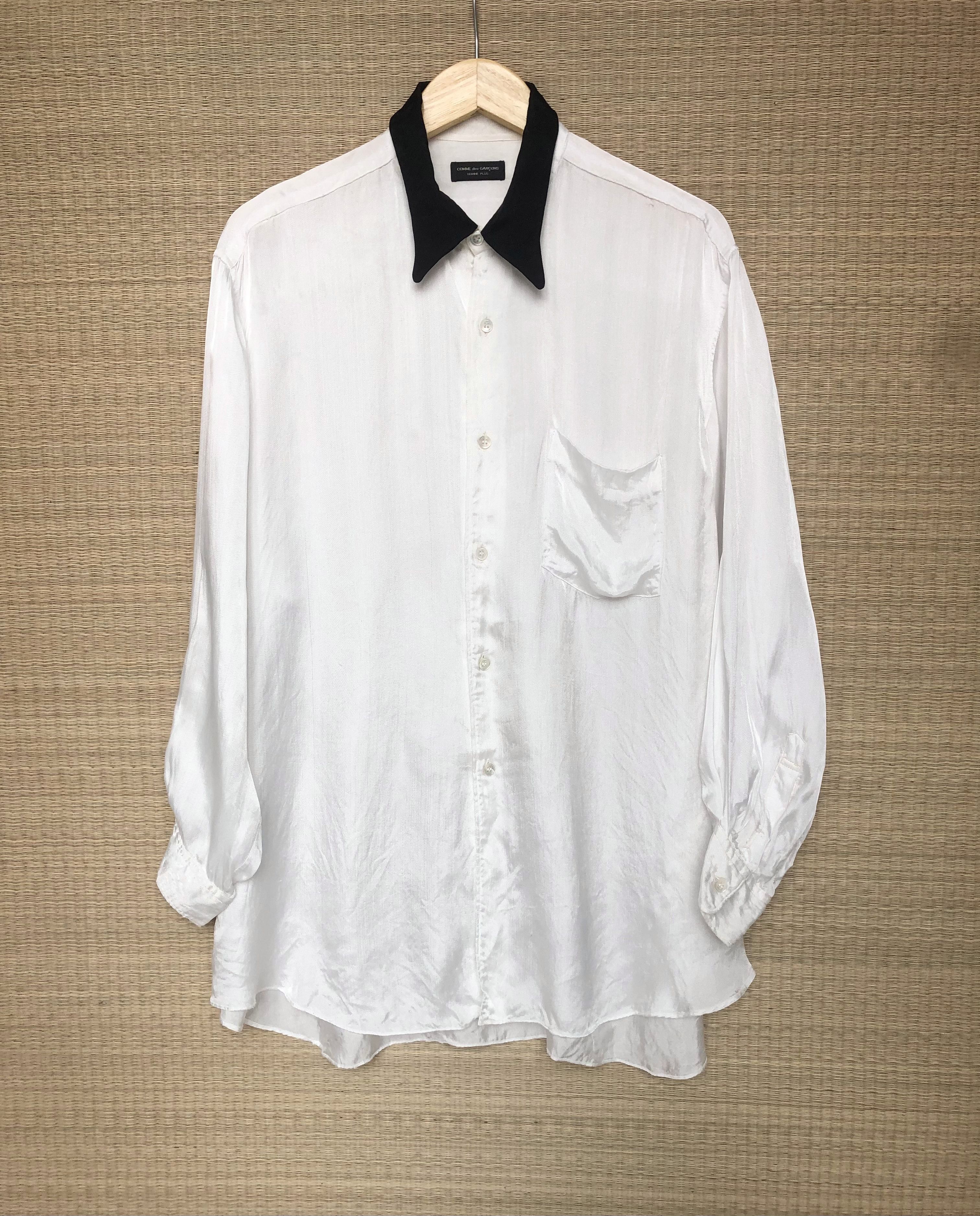 Comme des Garcons Homme Plus shiny rayon shirt Size US L / EU 52-54 / 3 - 1 Thumbnail