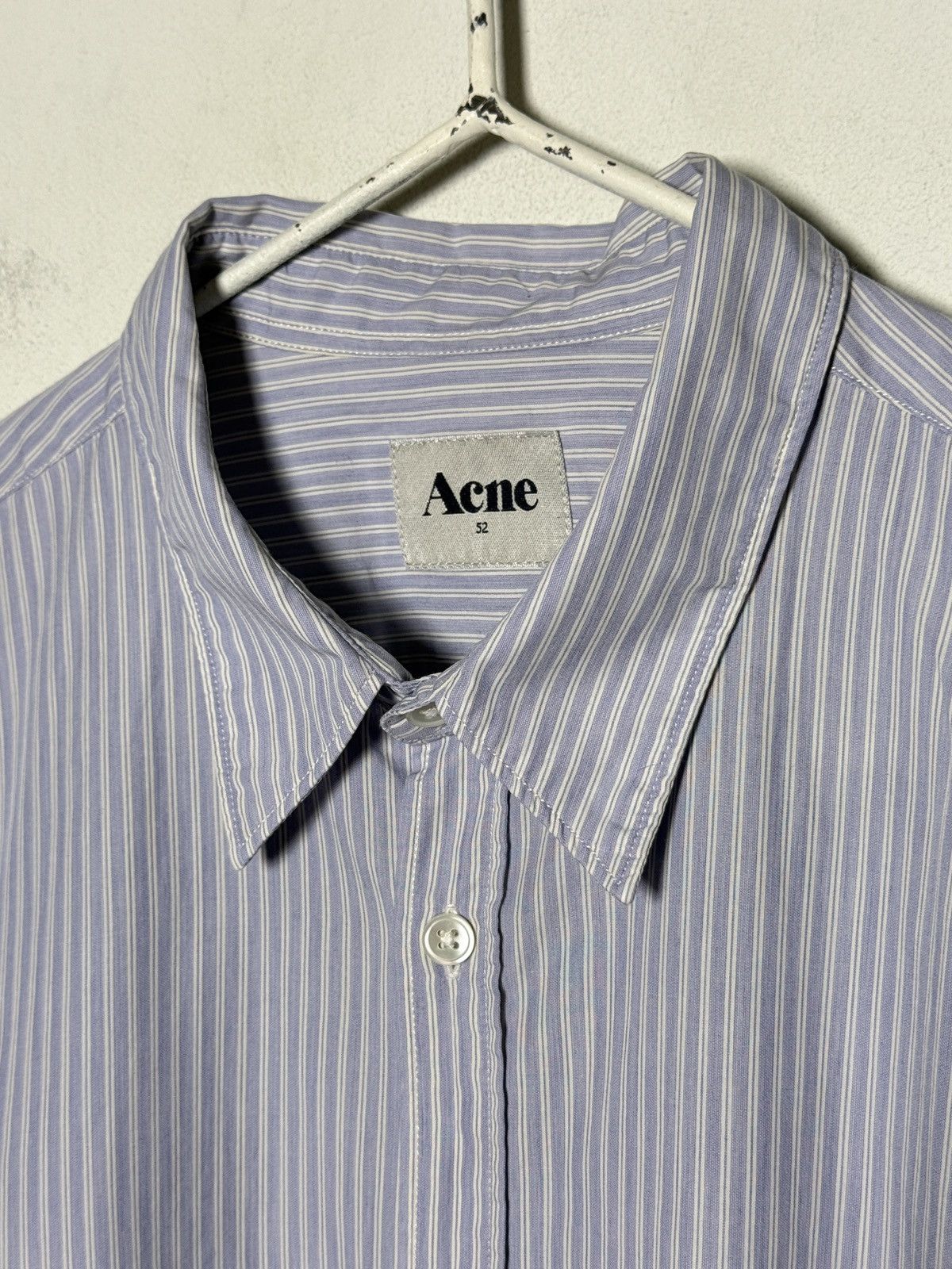 Acne Studios acne studios striped formal panelled shirt Size US L / EU 52-54 / 3 - 5 Thumbnail