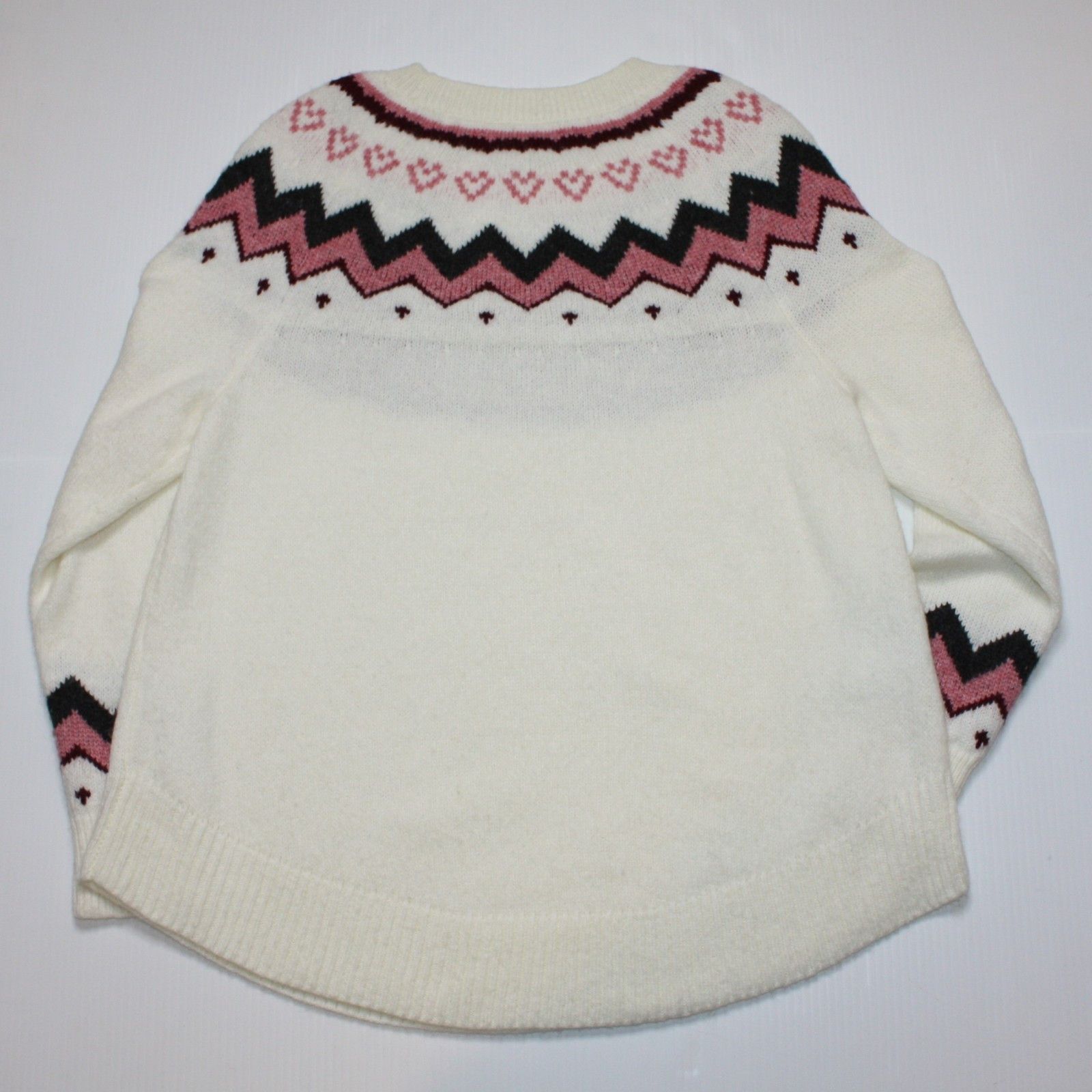 Loft Swingy Fairisle Fair Isle Sweater in size Medium NWT $69.50 Size M / US 6-8 / IT 42-44 - 8 Thumbnail