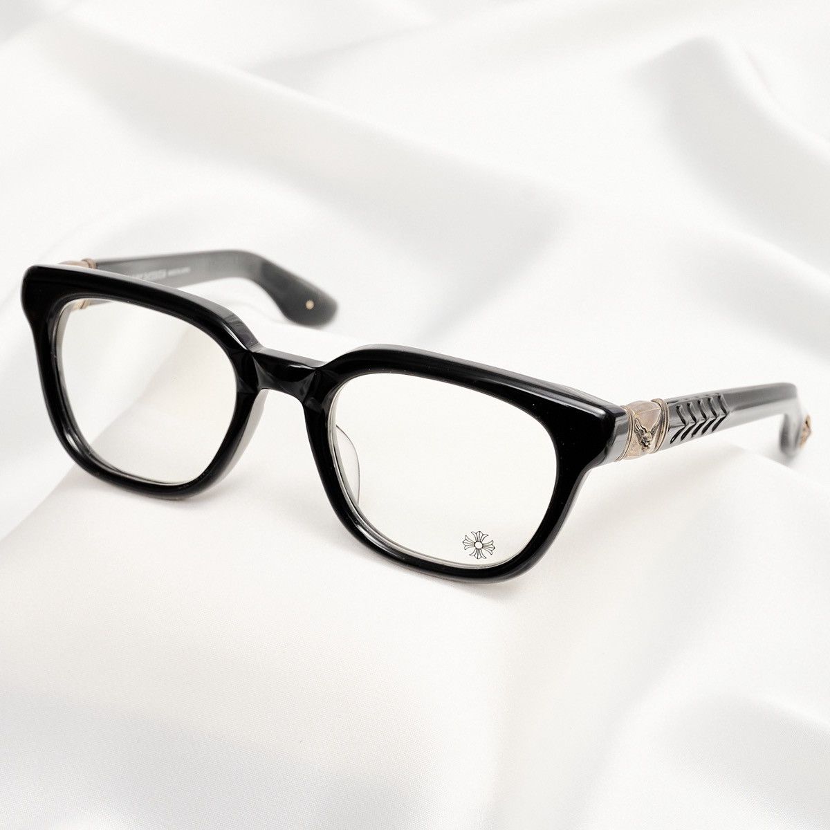 Chrome Hearts CHROME HEARTS WELL HELL YEAH BLACK GLASSES Size ONE SIZE - 2 Thumbnail