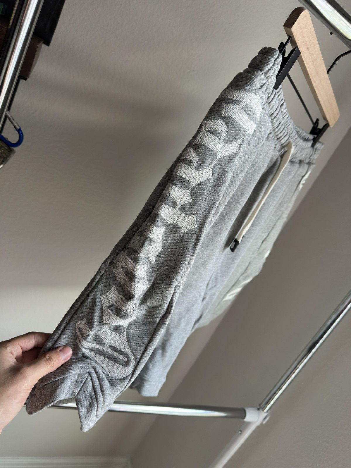 Godspeed Courtside Logo Shorts Grey Size US 38 / EU 54 - 3 Thumbnail