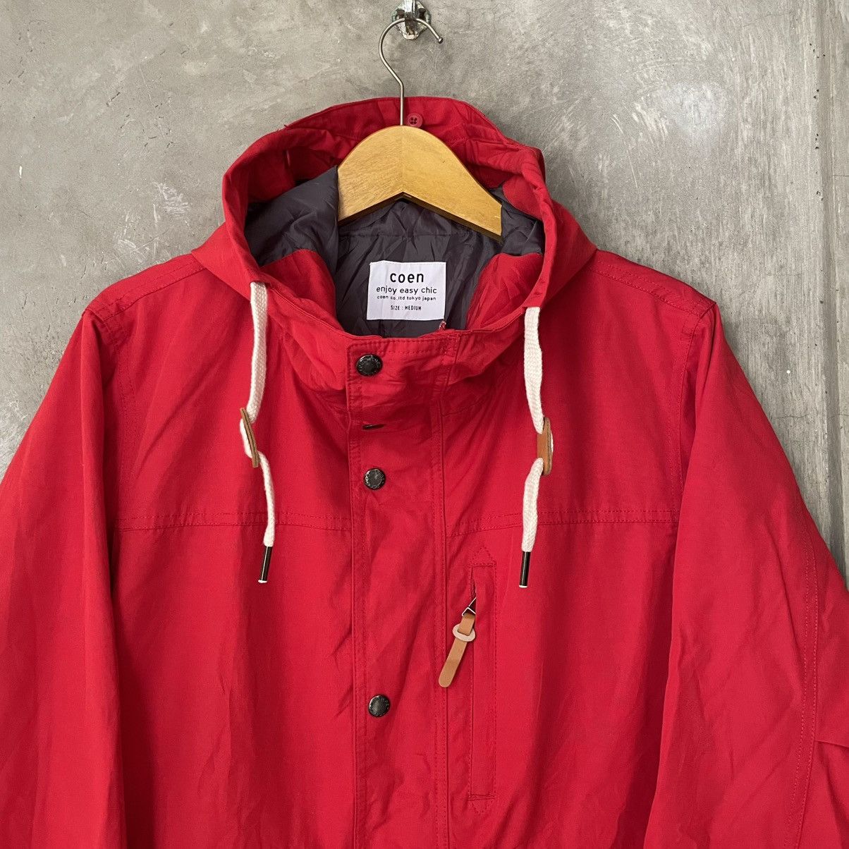 Japanese Brand Coen Co Ltd Tokyo Red Mountain Parka Outdoor Coat Jacket Men Size US M / EU 48-50 / 2 - 5 Thumbnail