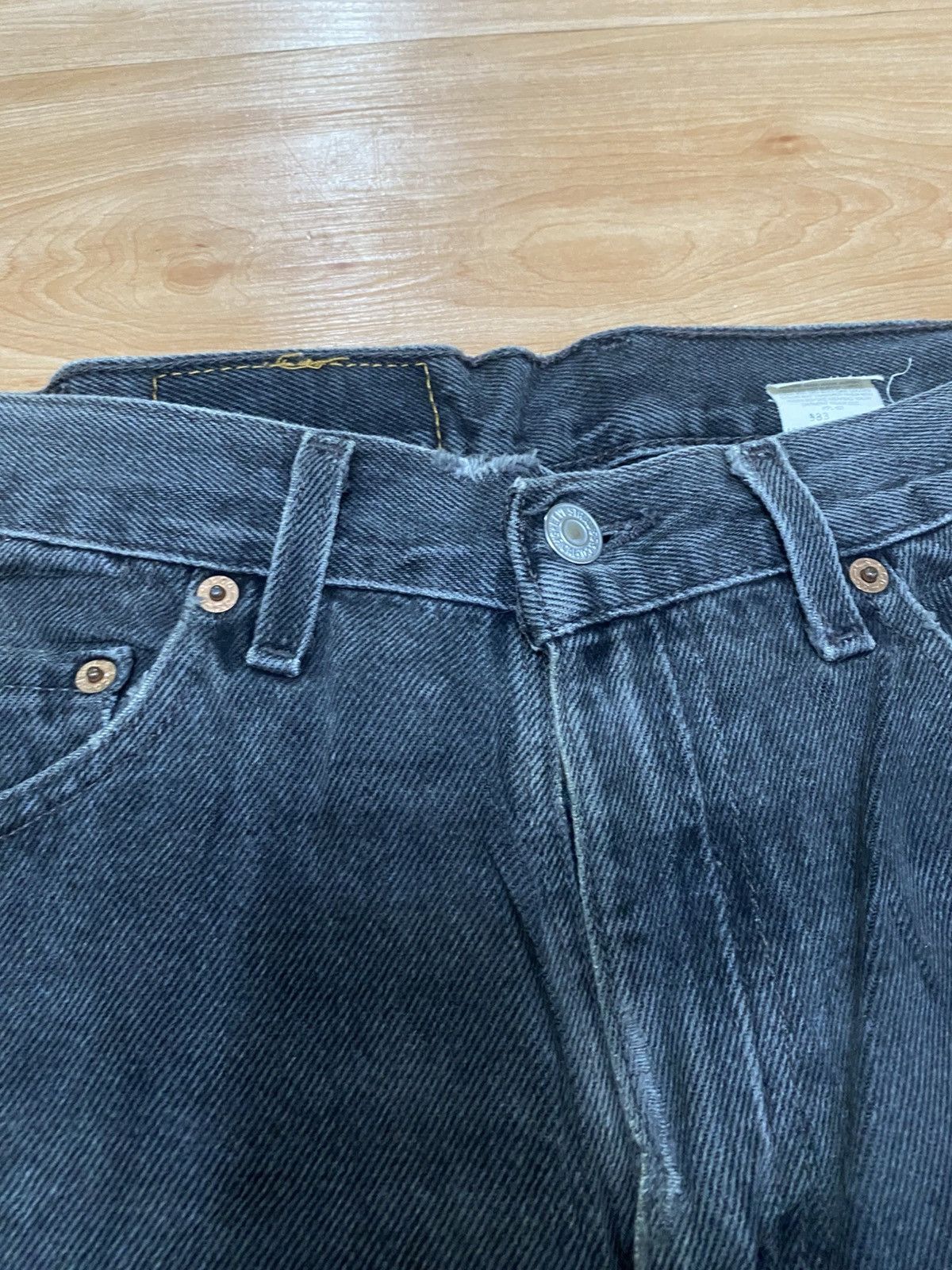 Levi's Vintage levis 517 black bootcut style distressed denim Size US 30 / EU 46 - 5 Thumbnail