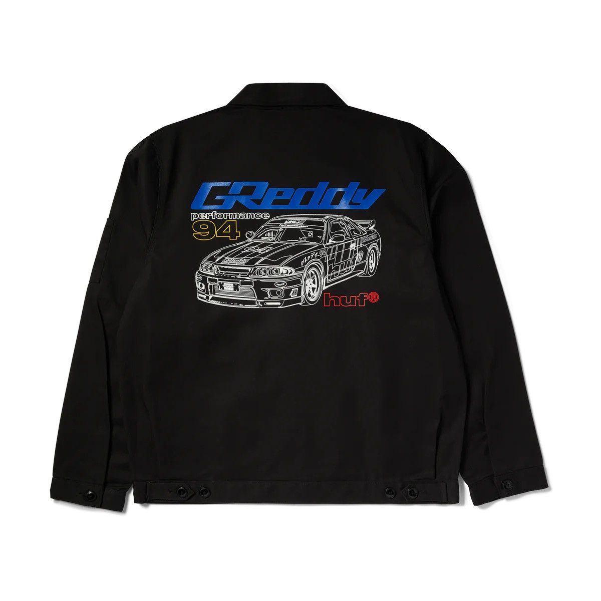 Dickies × Huf HUF GREDDY DIAGRAM WORK JACKET Size US XL / EU 56 / 4 - 2 Thumbnail