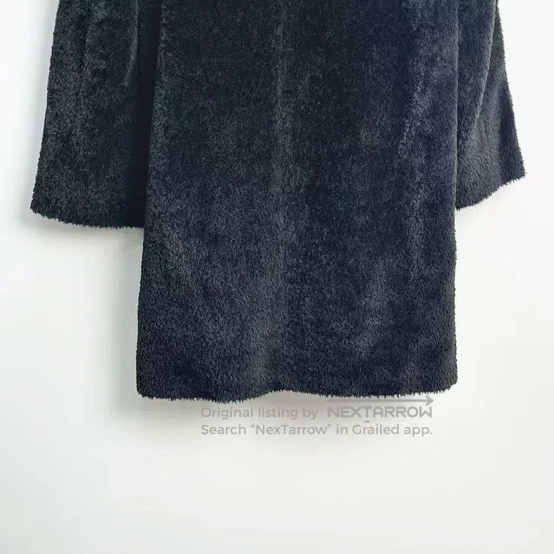 Max Mara Max Mara Black Hooded Fleece Coat Size S / US 4 / IT 40 - 8 Thumbnail