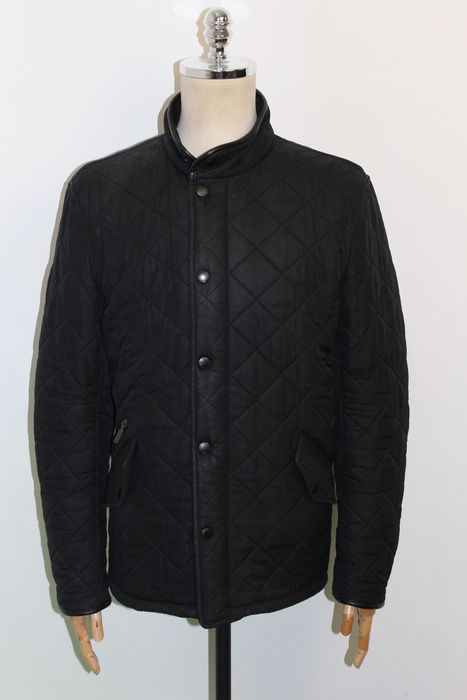 Barbour Men's Barbour Powell Quilt Black Jacket | Grailed
