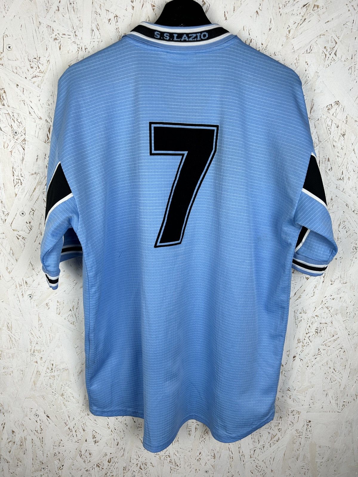 Puma 90s Puma SS Lazio 1998/99 #7 Home Kit Soccer Jersey Blue XL Size US XL / EU 56 / 4 - 7 Thumbnail
