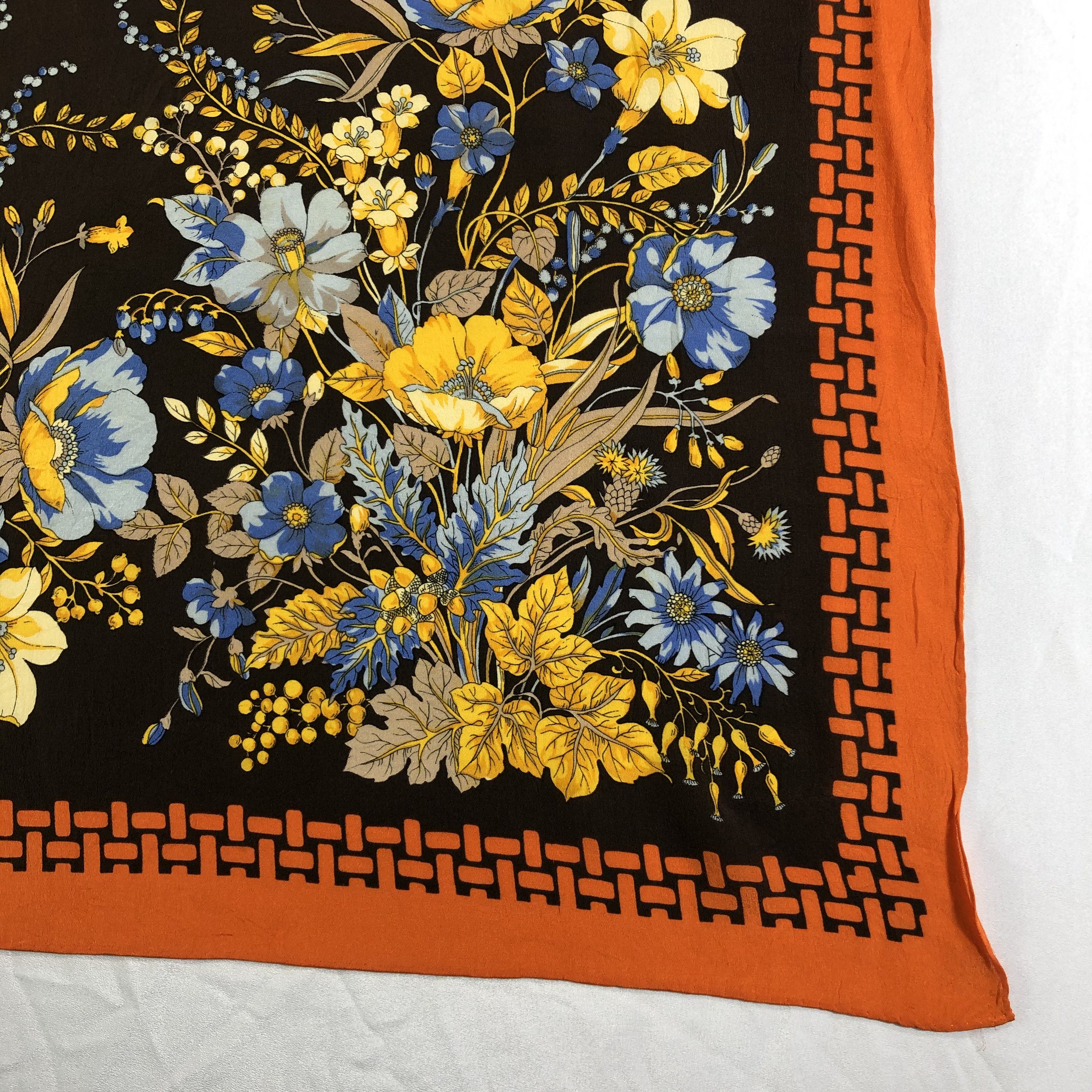 Vintage Vintage Silk Scarf Size ONE SIZE - 3 Thumbnail