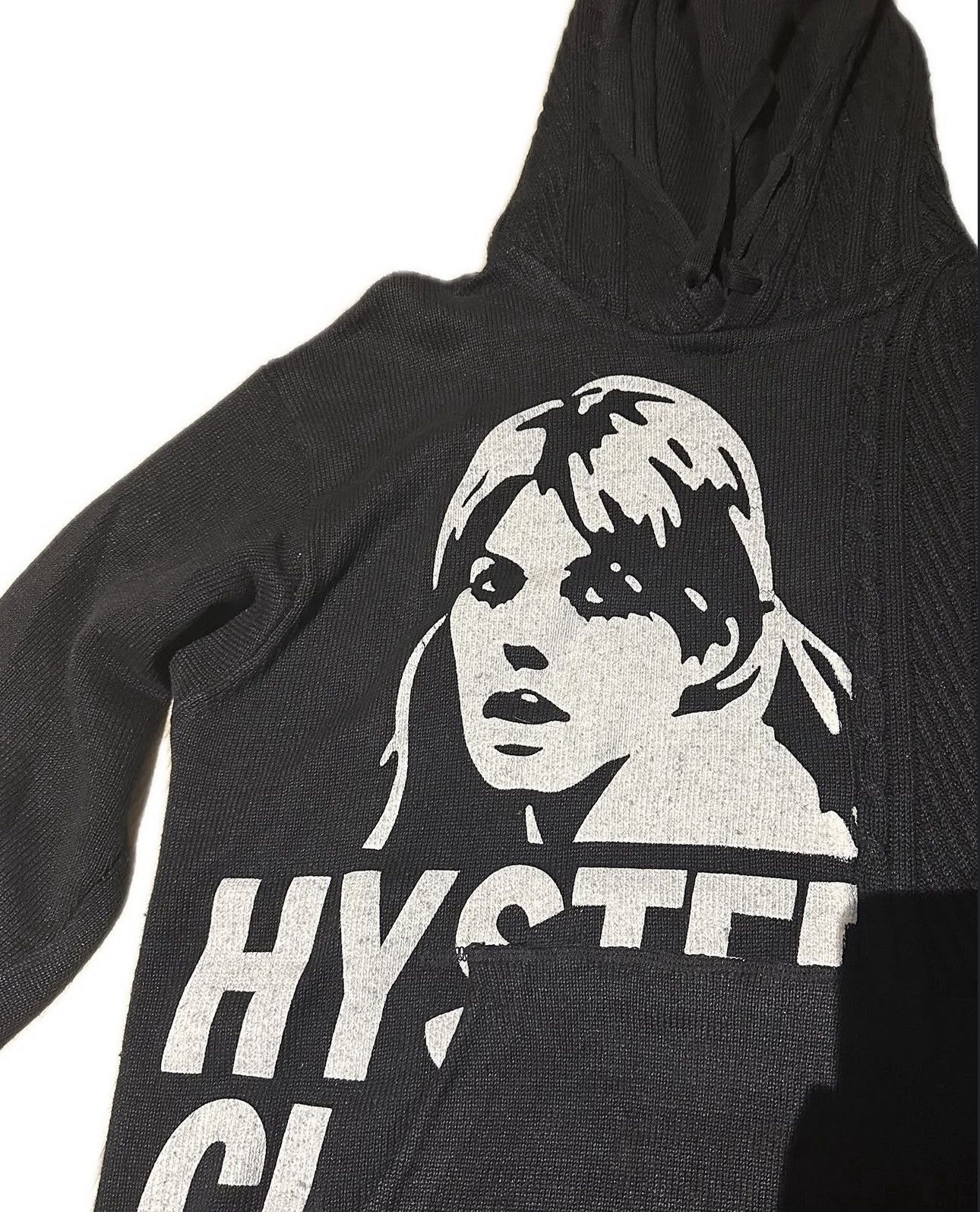 Hysteric Glamour 00s Hybrid Knit Hoodie