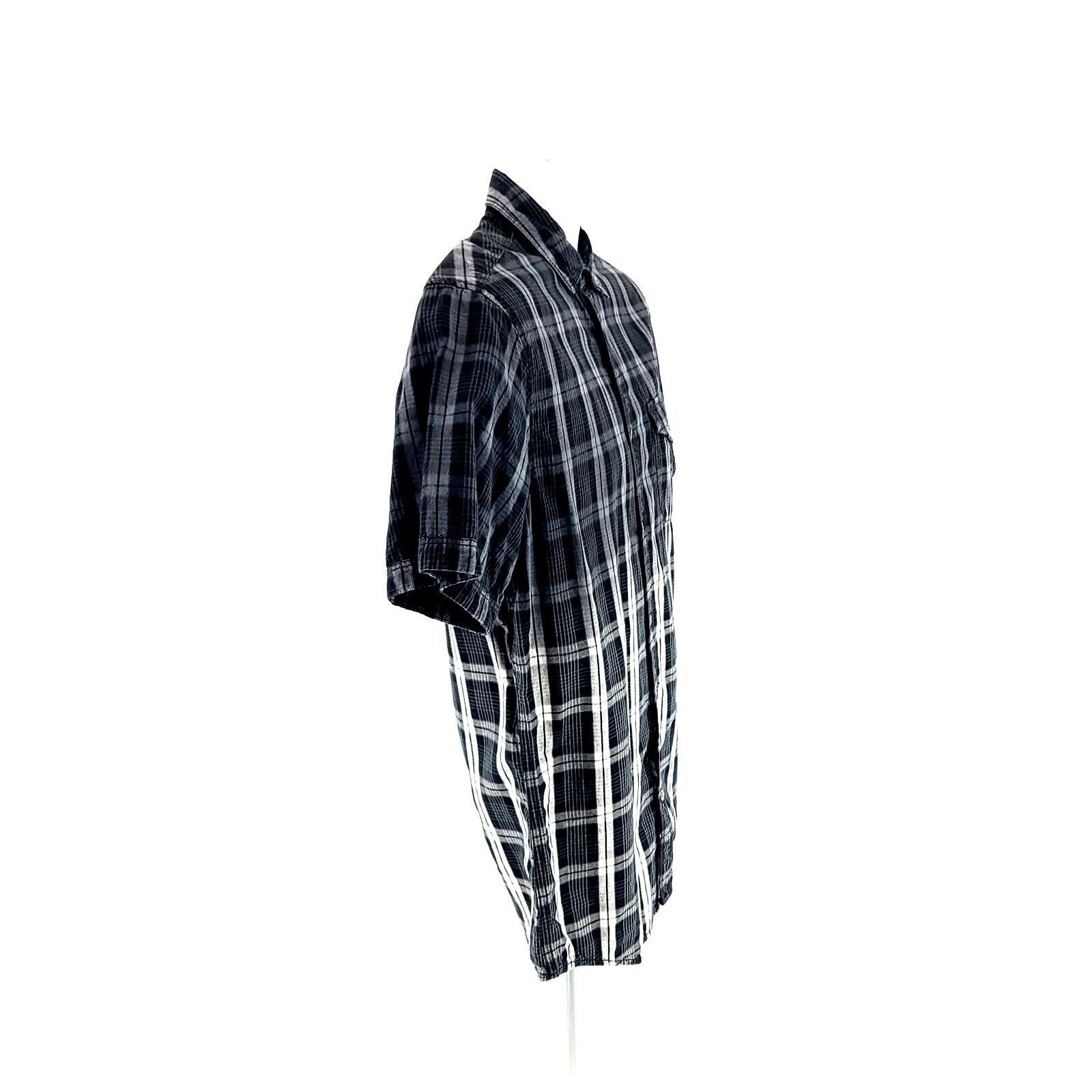 I.N.C INC International Concepts Black Gray Gradient Plaid Small C Size US S / EU 44-46 / 1 - 6 Thumbnail
