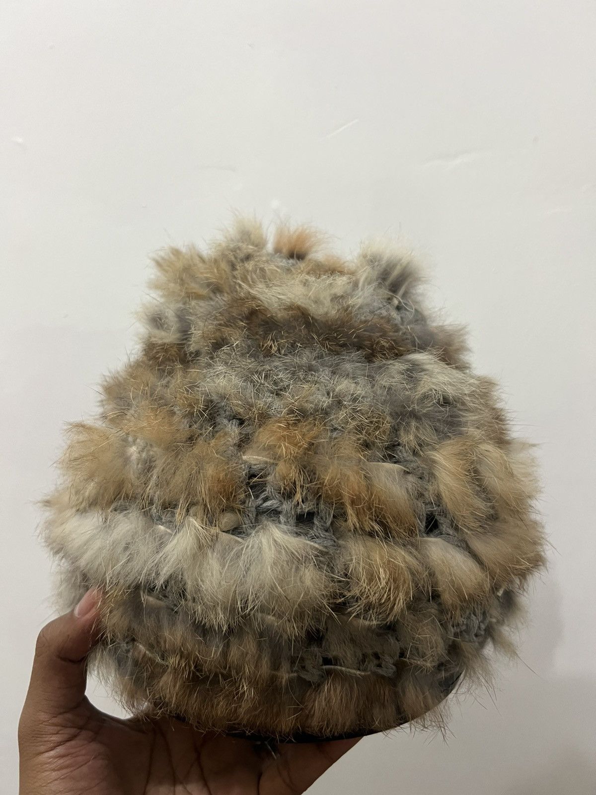Japanese Brand Mohair Faux Fur Hat Size ONE SIZE - 5 Thumbnail