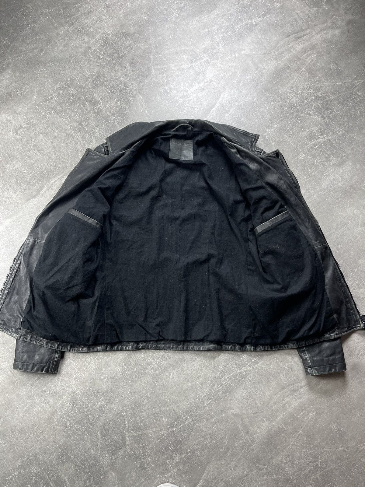 Allsaints ALLSAINTS Quilted Distressed Biker Leather Jacket 2010s Size US S / EU 44-46 / 1 - 11 Thumbnail