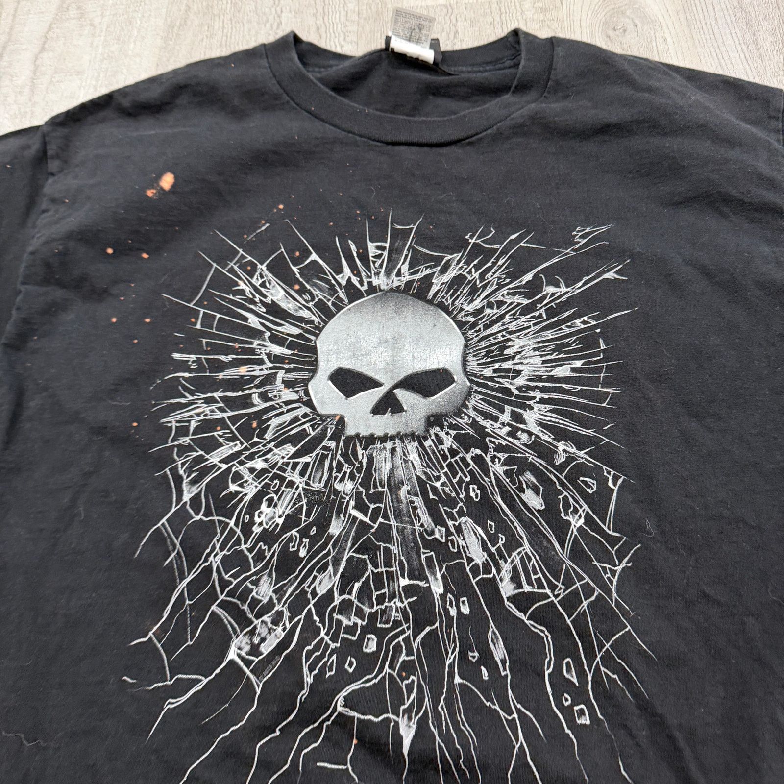 Harley Davidson Harley Davidson Skull Shirt Men's Large Black Pin Up Girl Size US L / EU 52-54 / 3 - 3 Thumbnail