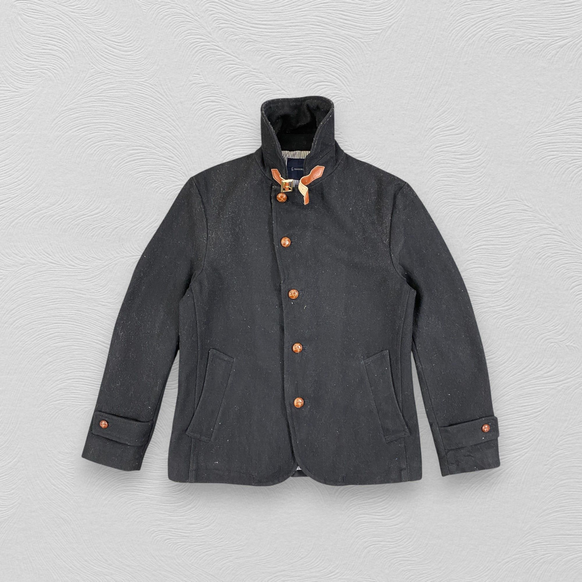 RAGEBLUE Rageblue Wool Jacket/Coat -J114 Size US S / EU 44-46 / 1 - 1 Thumbnail